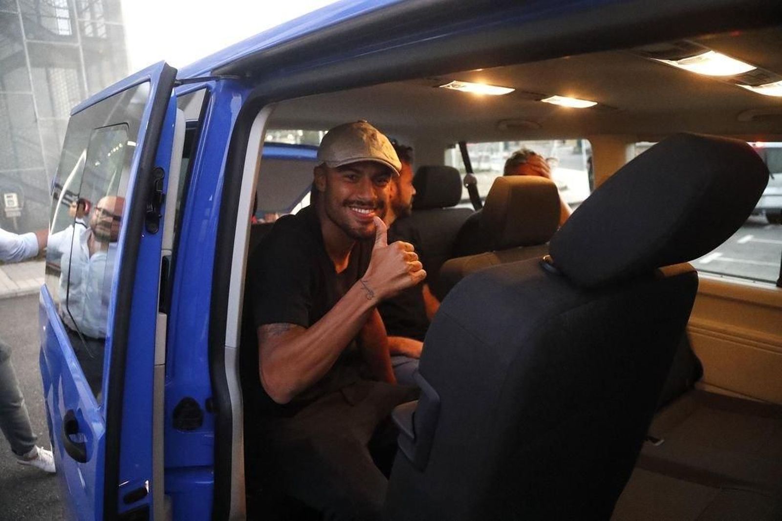 Rafinha, el día de su llegada a Vigo para fichar por el Celta.