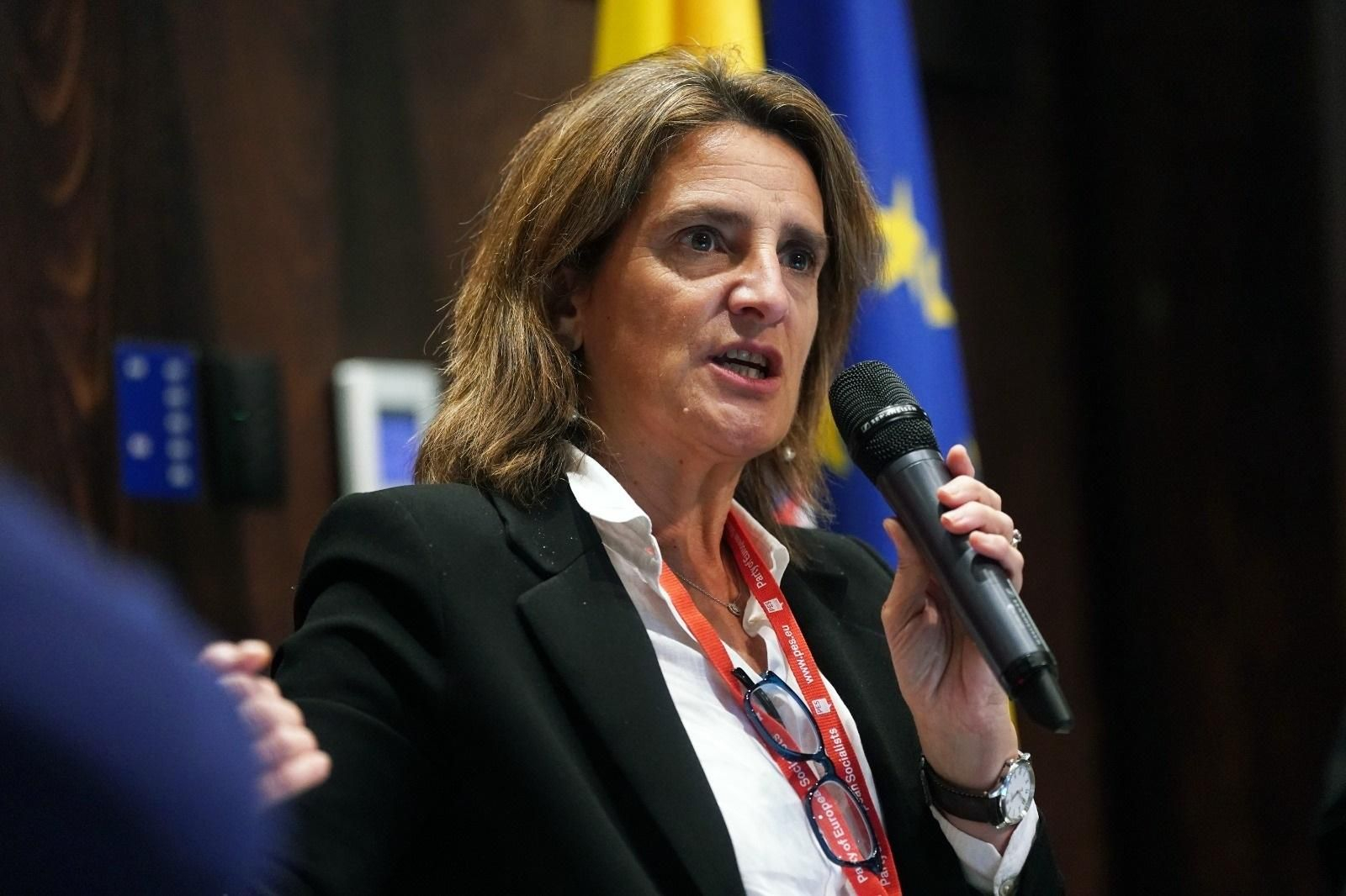 La vicepresidenta tercera y ministra para la Transición Ecológica, ha dicho que espera que la Xunta de Galicia "concrete" la petición de ayuda, una vez que ha elevado el nivel anticontaminación por el vertido de 'pellets' (EP)