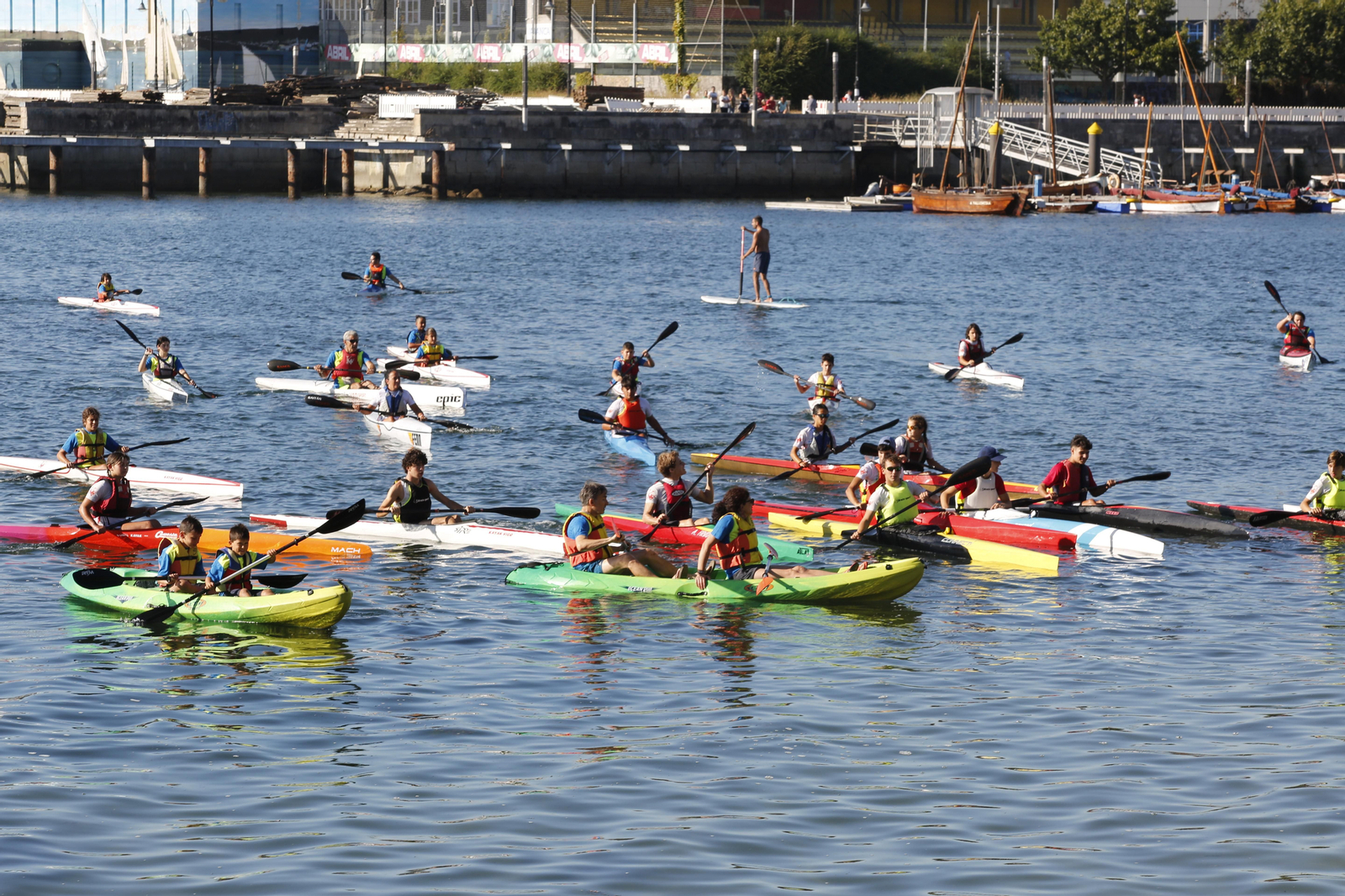 La jornada de entrenamiento especial de la mano de +Deporte Atlántico y el club de piragüismo Kayak Vigo