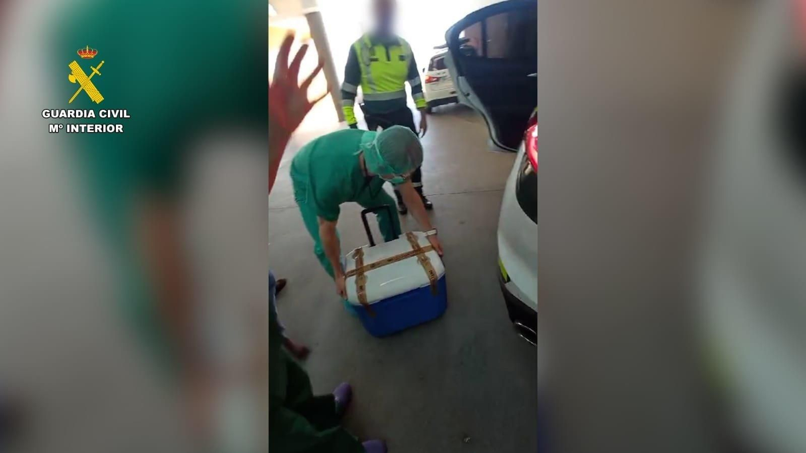 Traslado de un corazón hasta el Chuac. // EP