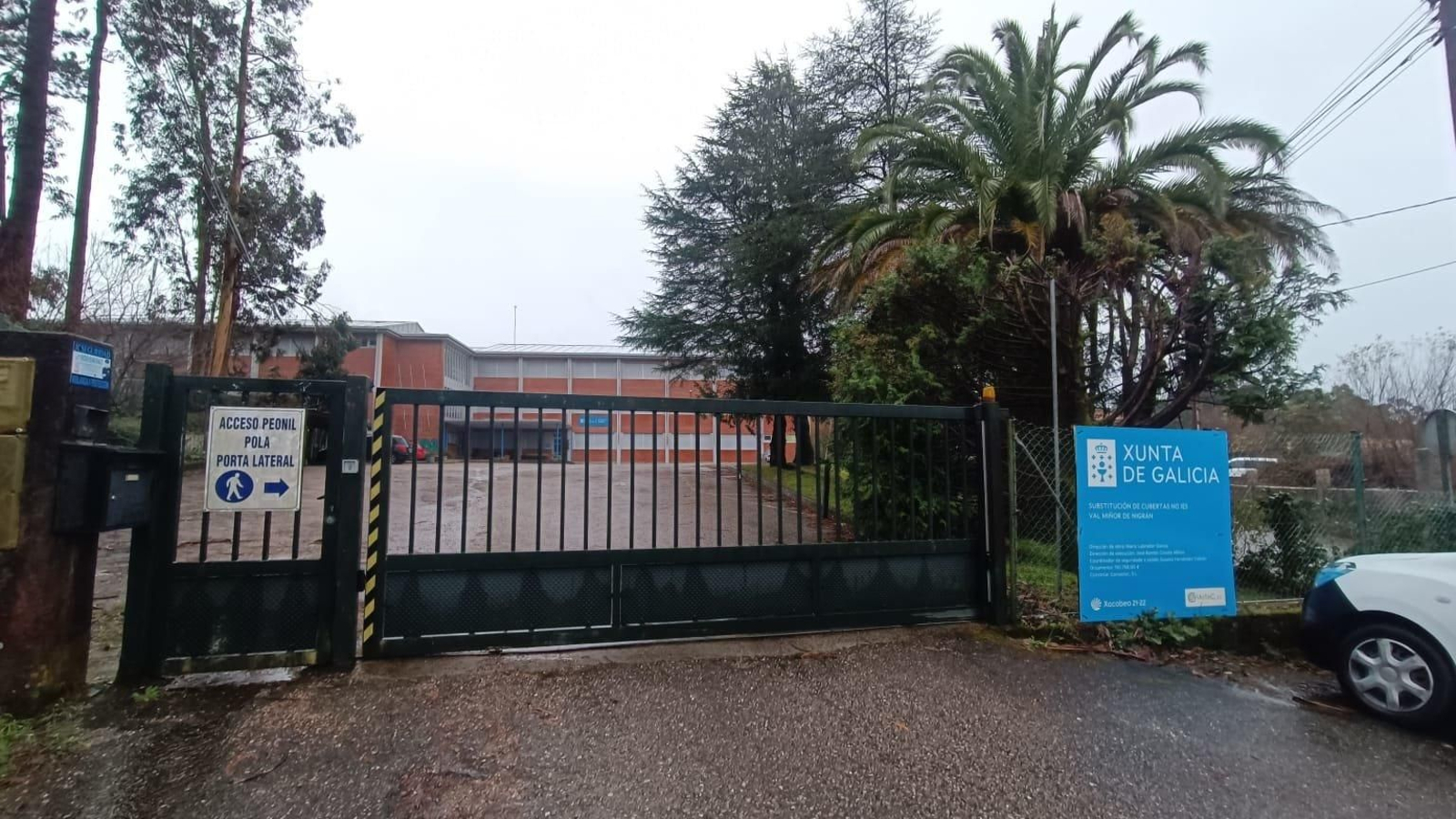 El instituto Val Miñor, donde se produjo el caso de acoso escolar.