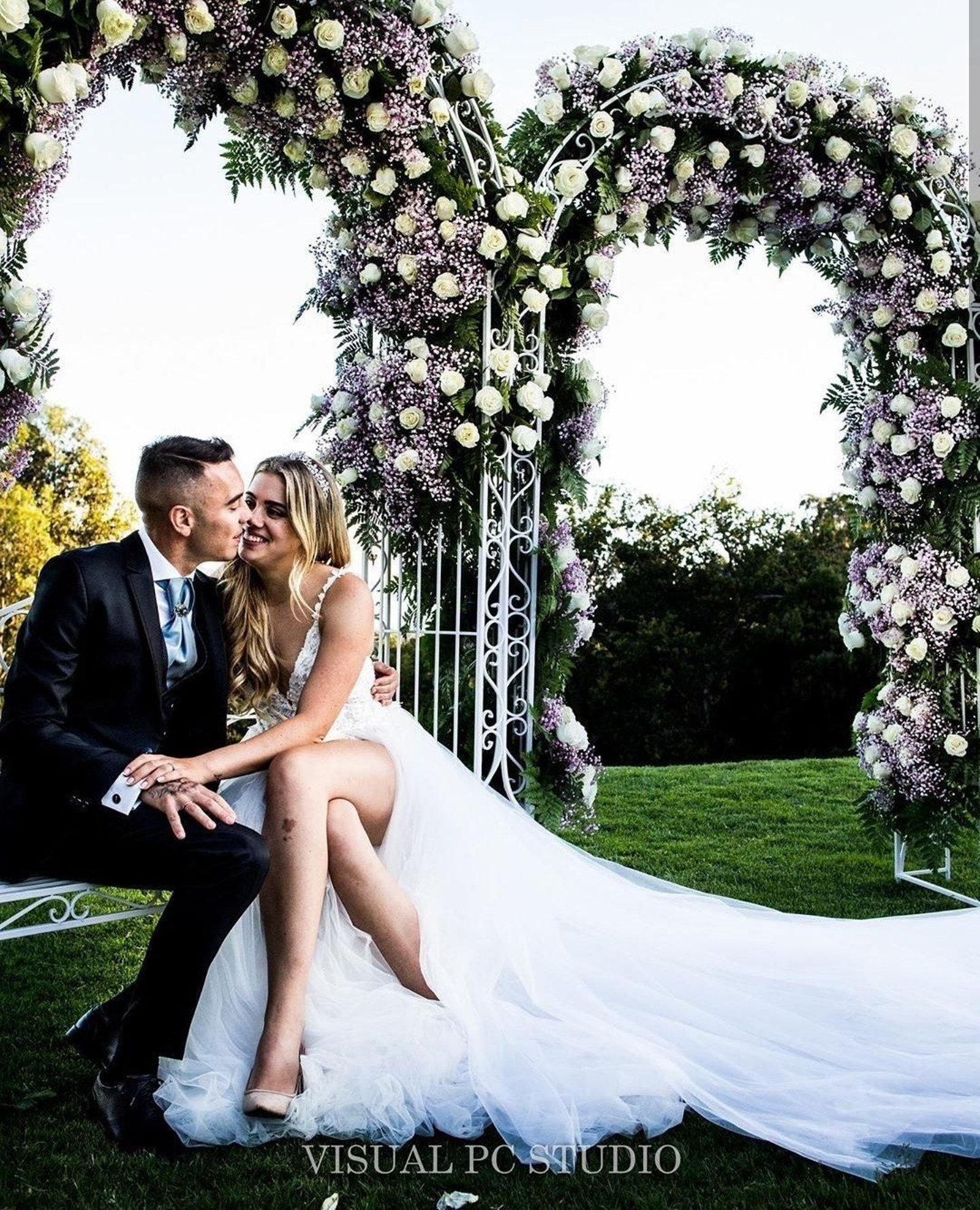 Iago Aspas y Jennifer Rueda