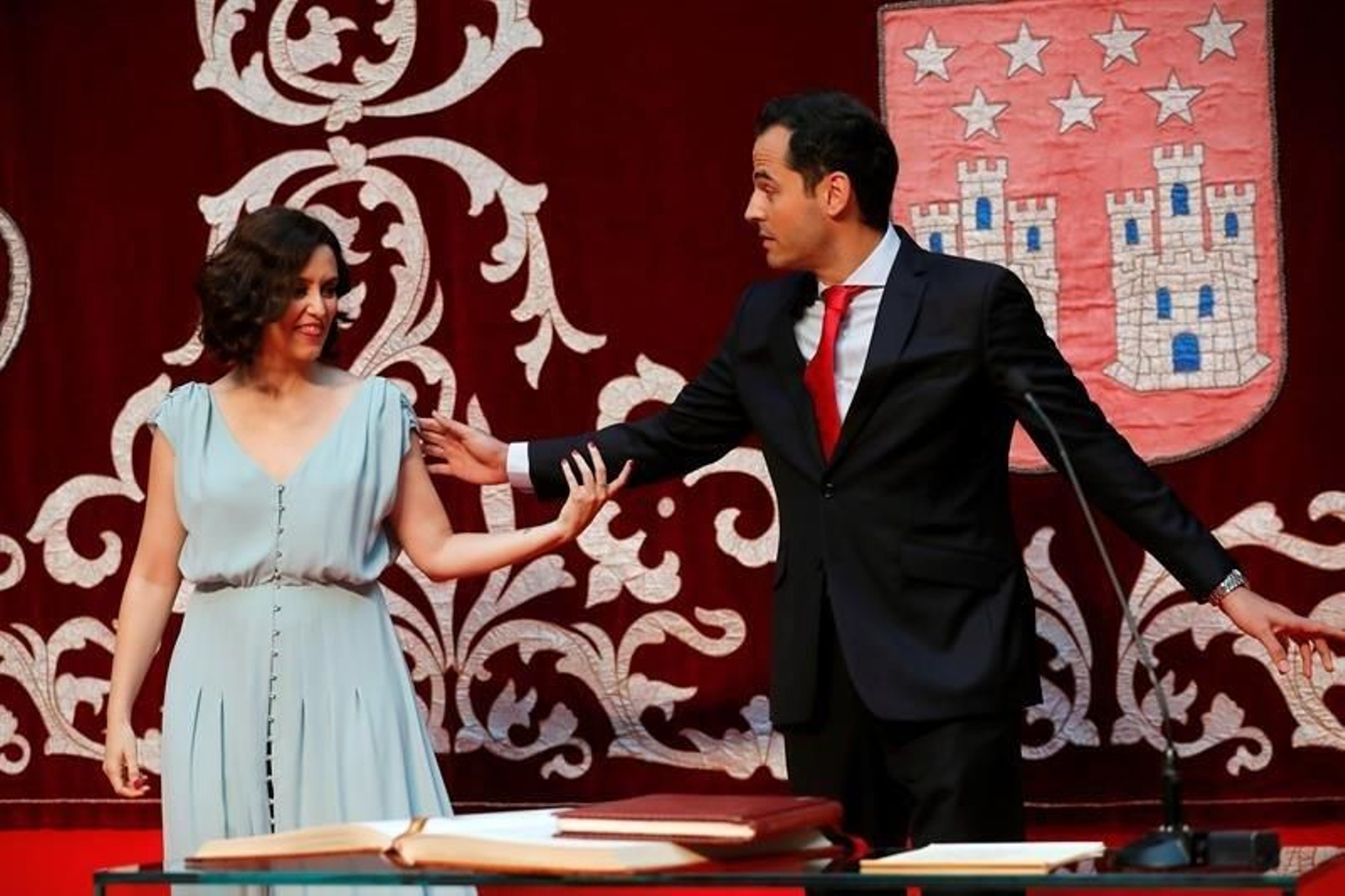 Los consejeros del primer Gobierno de coalición del PP y Ciudadanos en la región, presidido por Isabel Díaz Ayuso