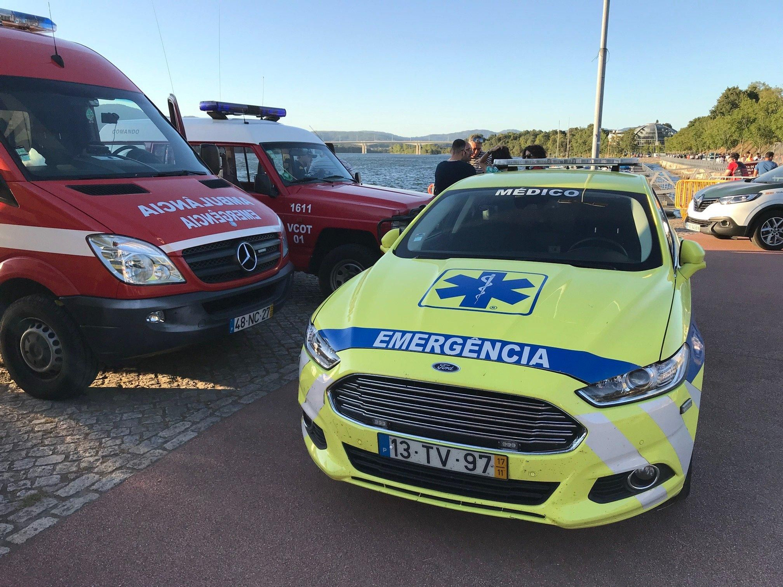 El operativo de búsqueda en el río Miño // Alberte