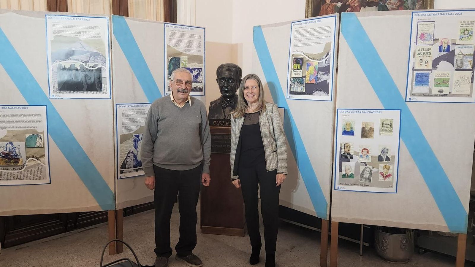 Imagen de la celebración del Día das Letras Galegas en el Patronato da Cultura Galega de Montevideo