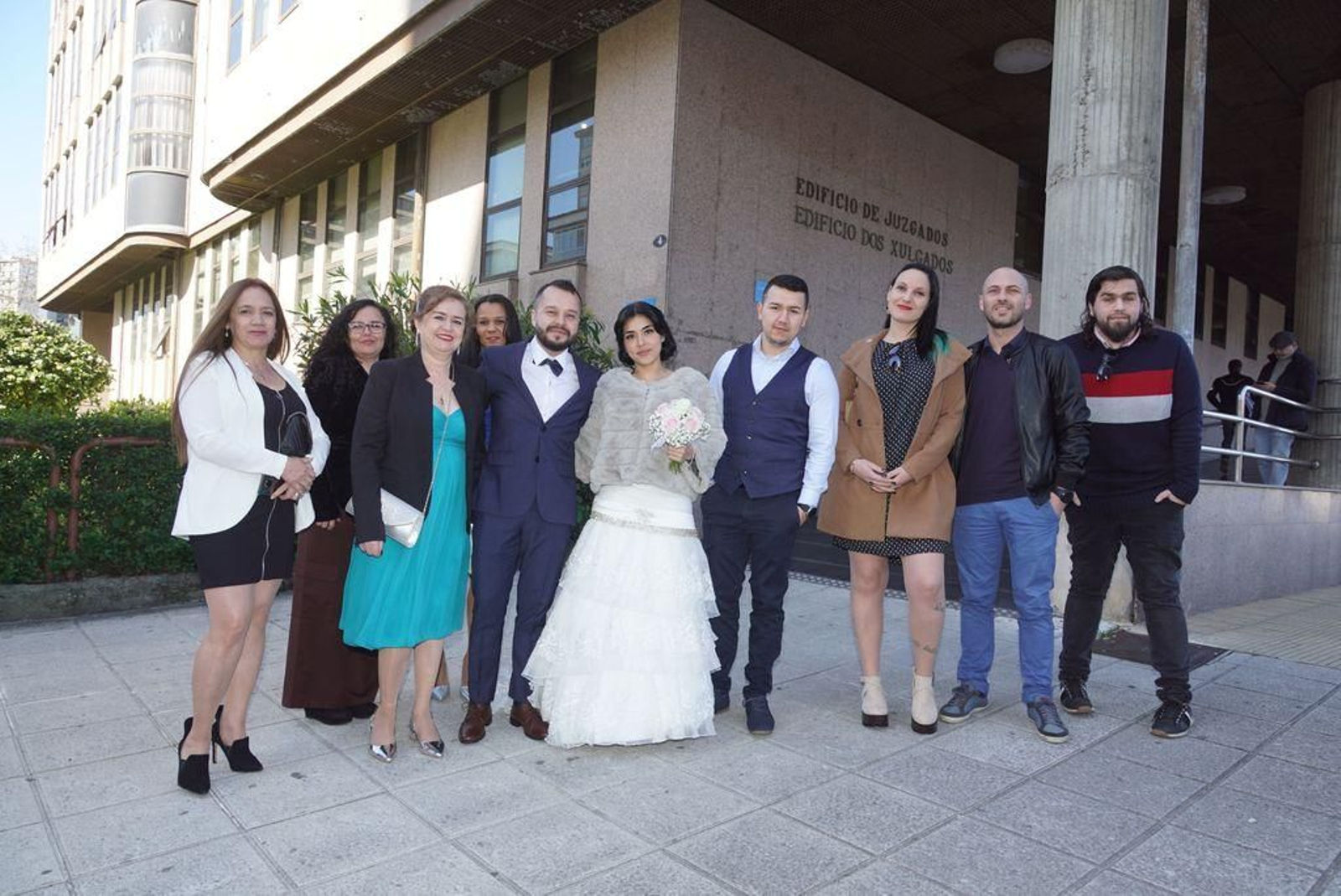 Una de las últimas bodas en los juzgados en vísperas del estado de alarma.