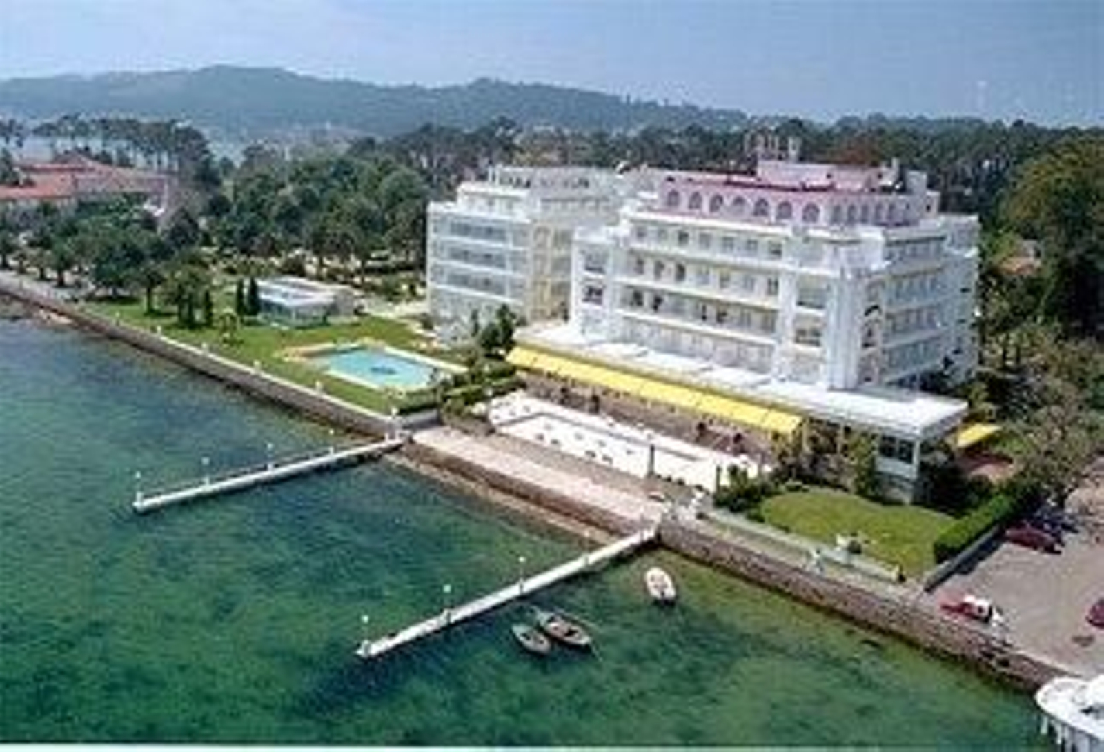 Vista del balneario de A Toxa.