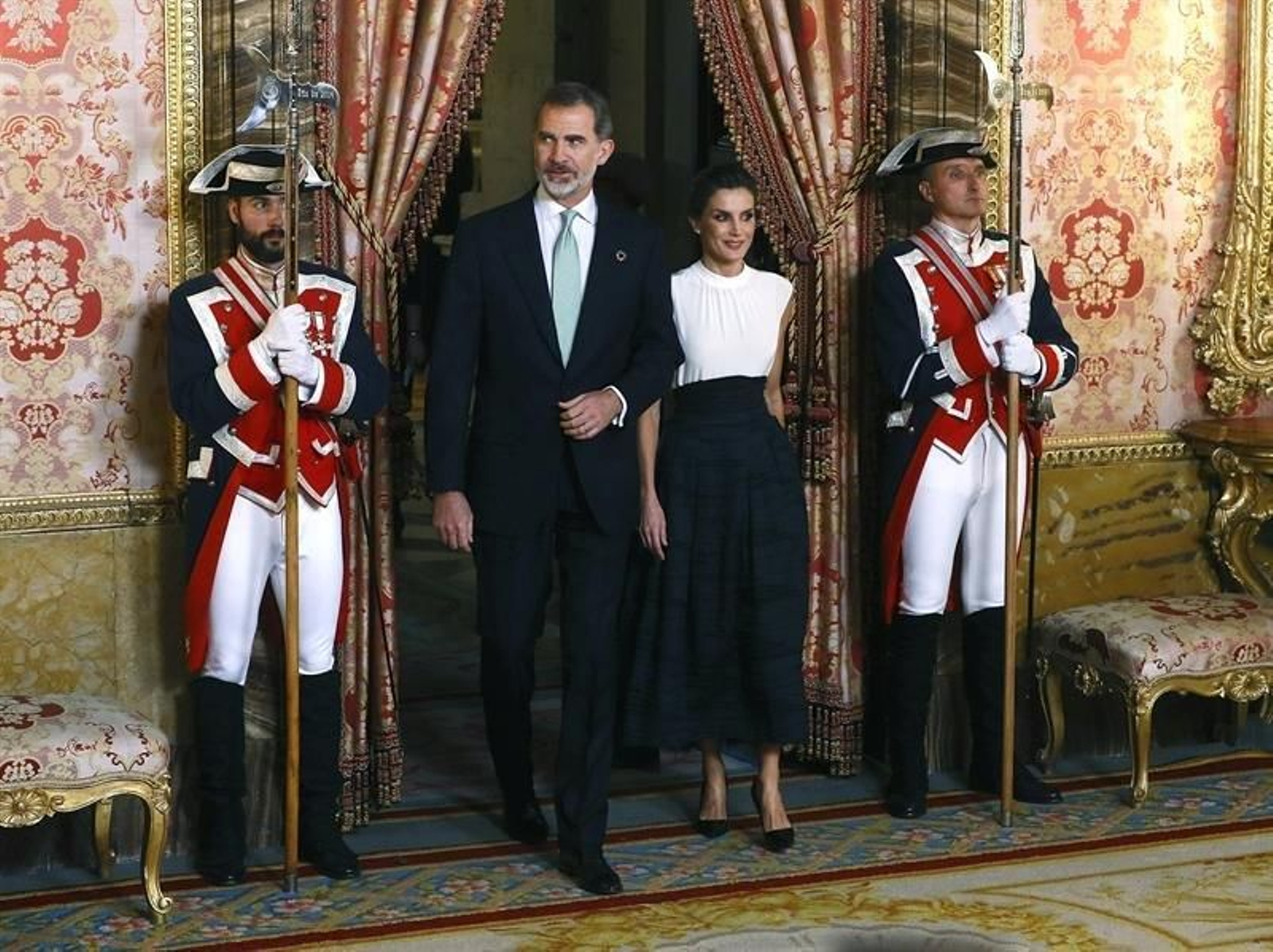 Los reyes ofrecen una recepción a los jefes de Estado, de gobierno y de delegaciones asistentes a la COP25