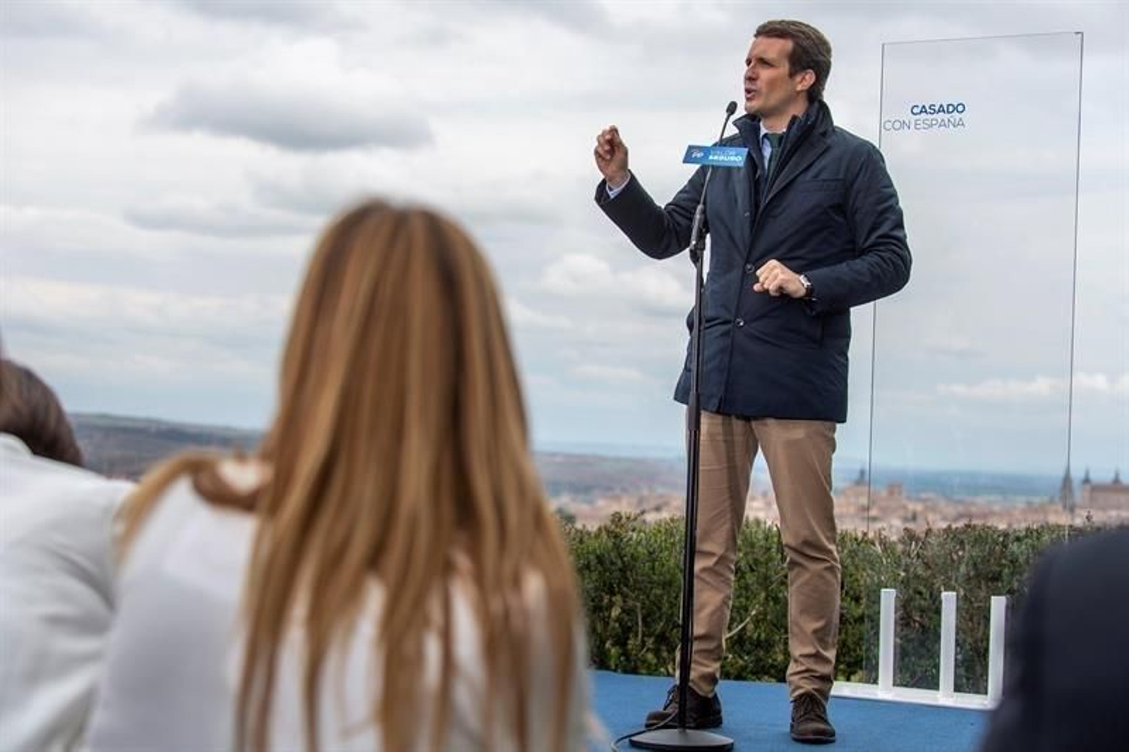 El presidente del PP y candidato a la Presidencia del Gobierno, Pablo Casado