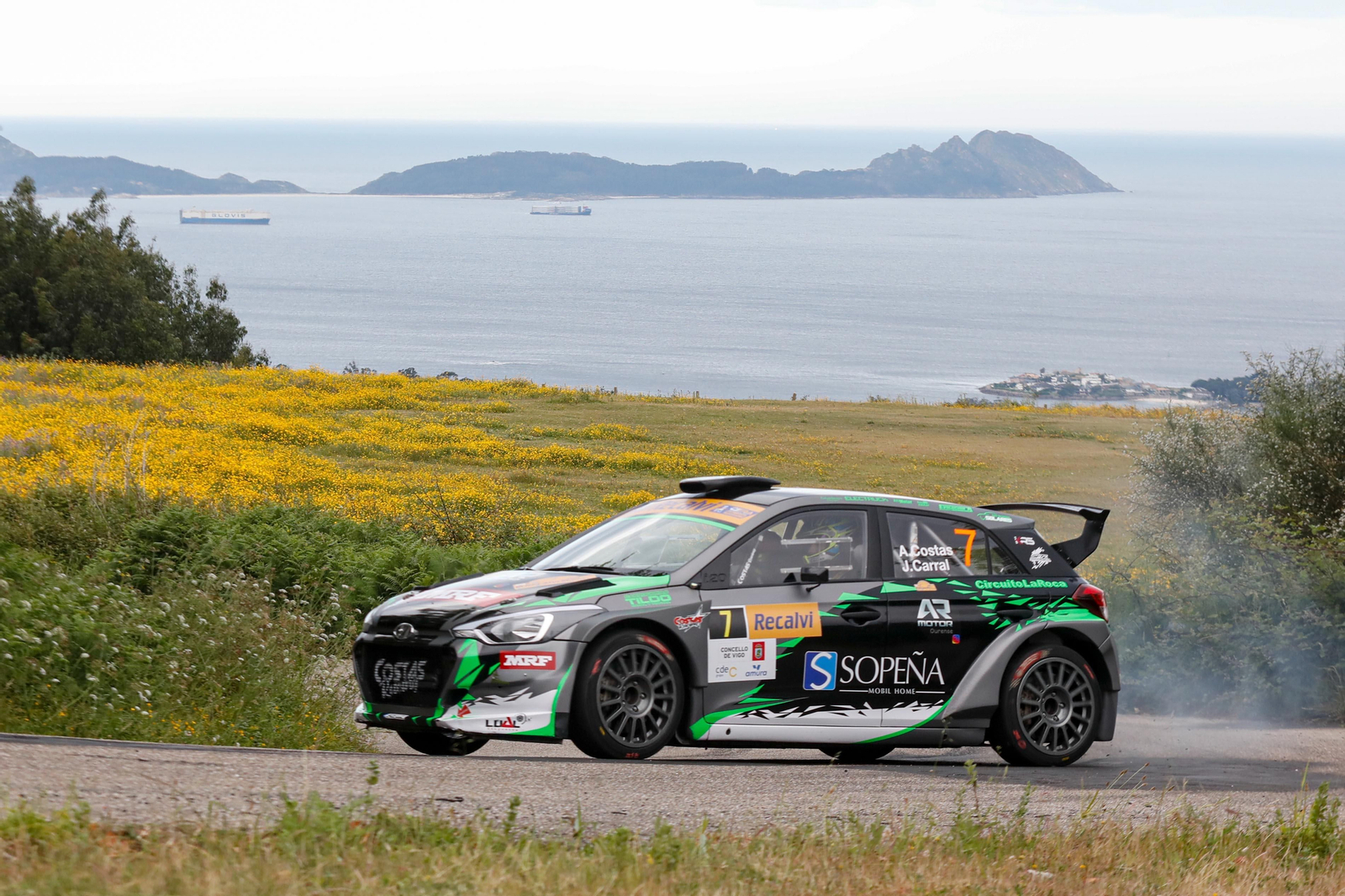 Rallye Rias Baixas, Monte Alba y Samil. // Foto J. Santome