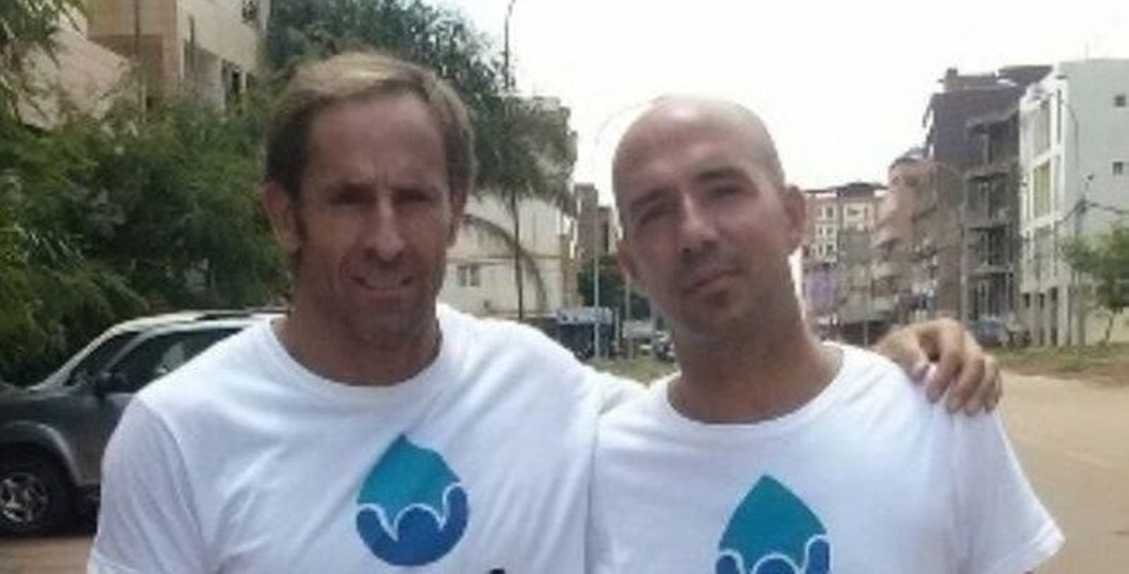 José Albujar y Alfonso Artacho, los dos cooperantes malagueños de la ONGD Pozos Sin Fronteras en una imagen reciente de teinteresa.es