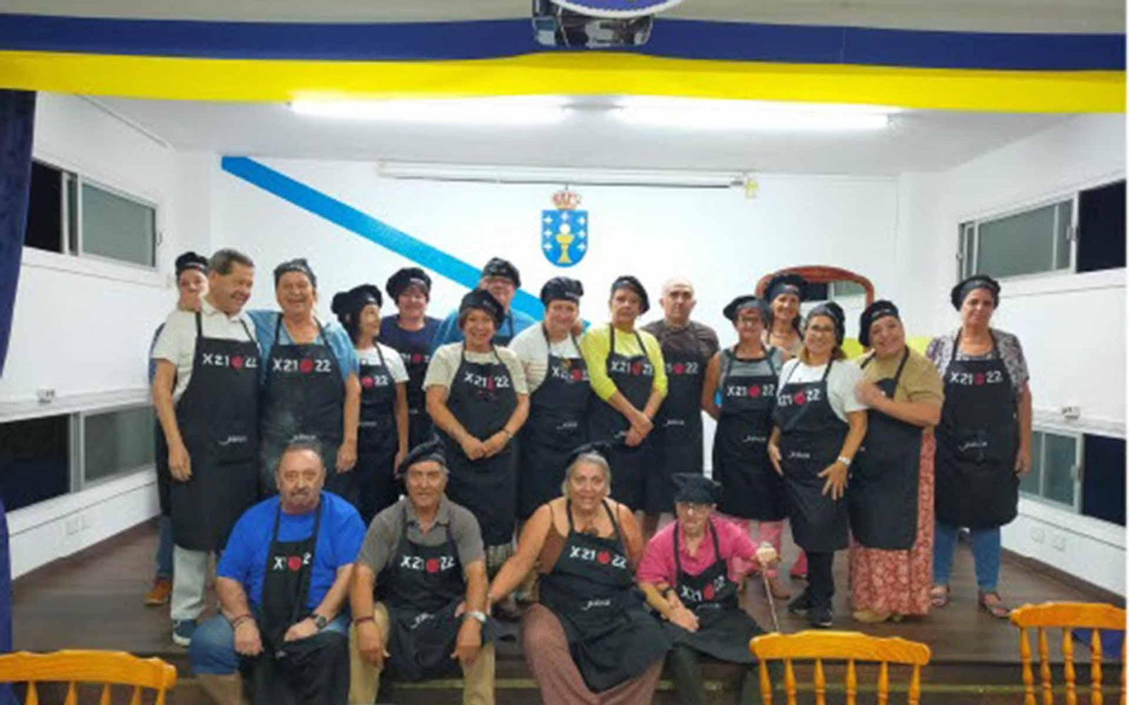 Imagen del taller de cocina realizado en el Centro Galego de Tenerife