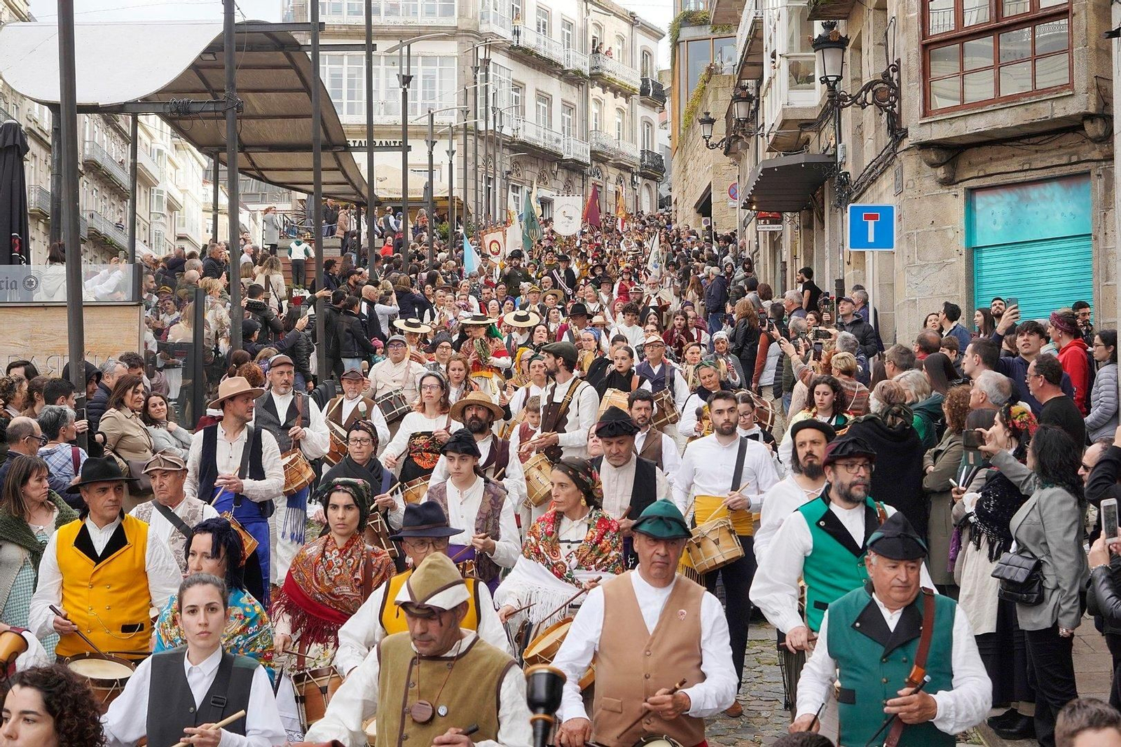 Representación de la Reconquista de Vigo 2024.