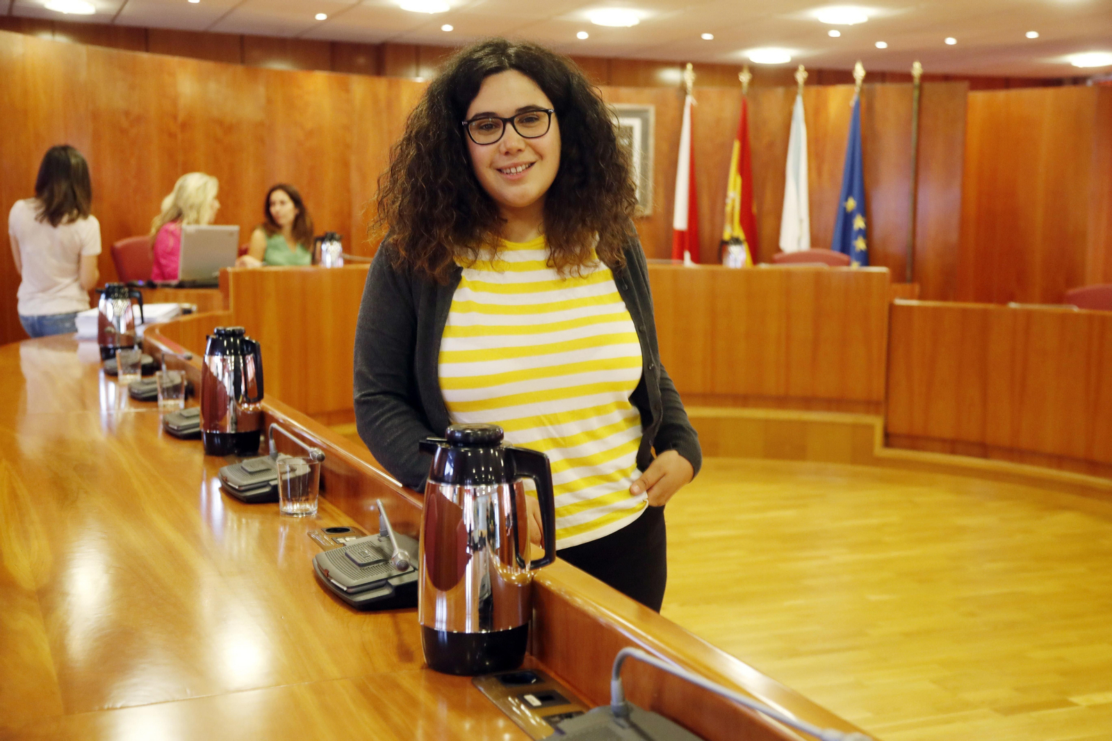 Oriana Méndez estréase como concelleira de Marea de Vigo.