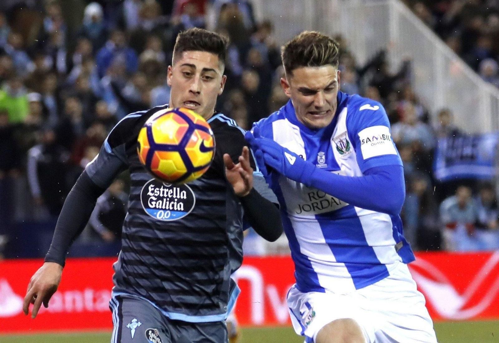 Álvaro Lemos no entró demasiado en juego, pero sí brilló en la acción del primer gol céltico.
