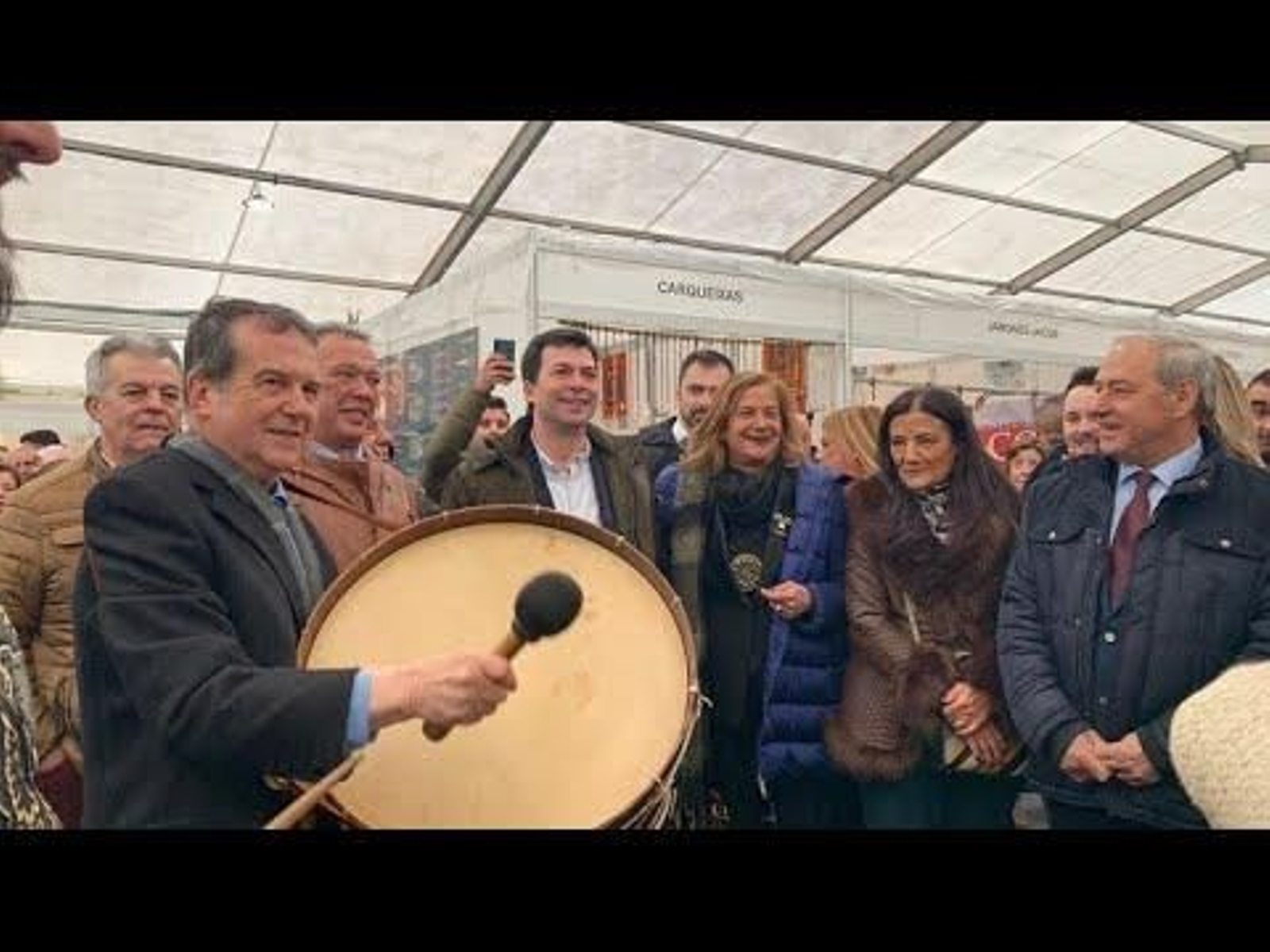 Abel Caballero no faltó a la Festa do Botelo de A Fonsagrada