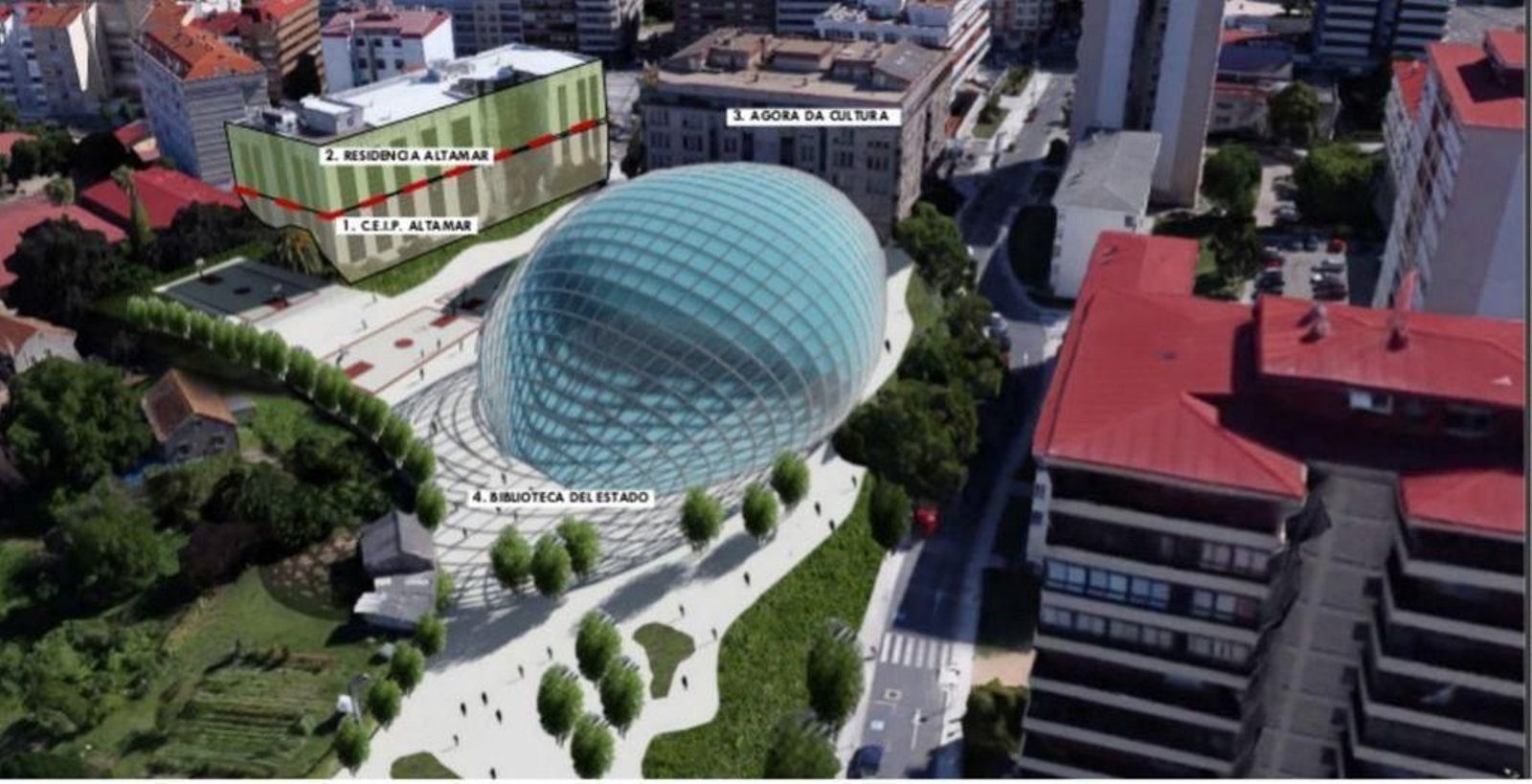 La Biblioteca del Estado, que estará en la calle Lalín, vuelve a aparecer en los Presupuestos del Estado.