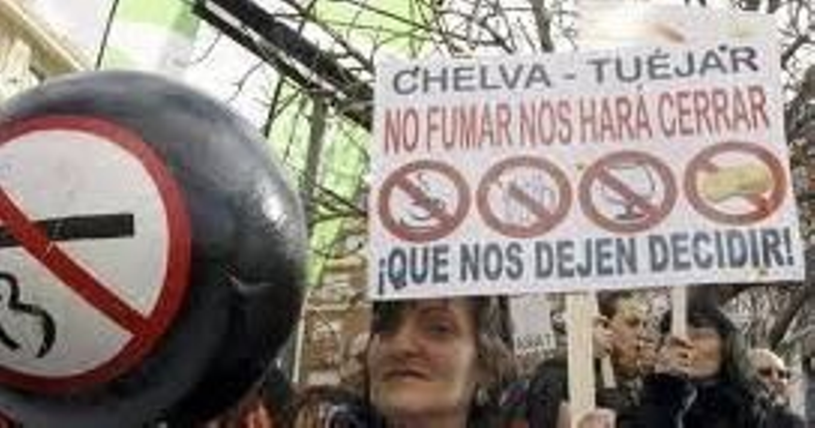 En la imagen, una concentración protagonizada por hosteleros.