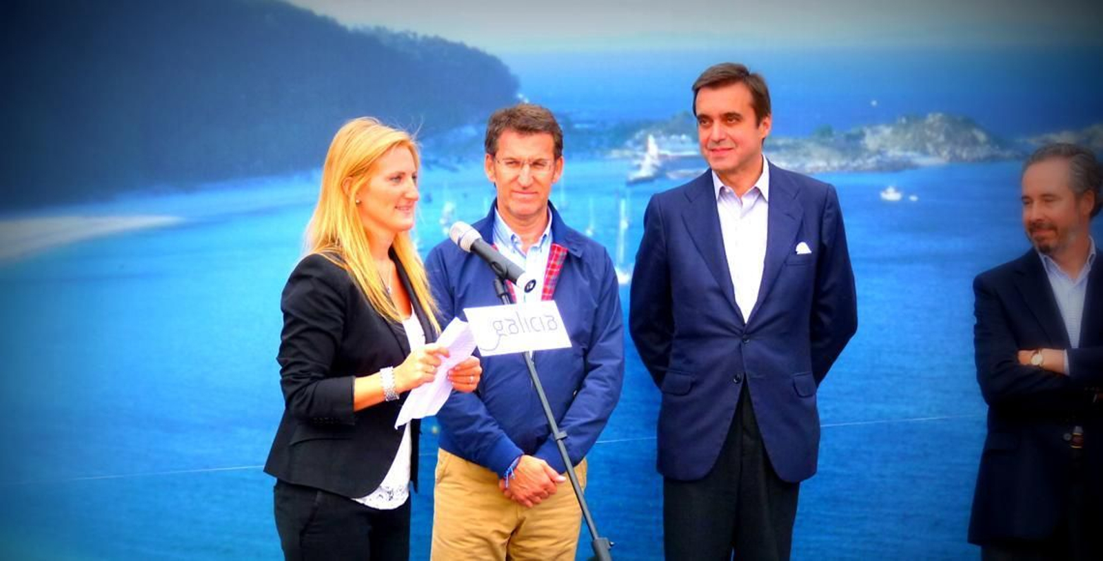 Intervenciones oficiales con motivo de los actos de "Galicia, Pórtico Universal", en Hamburgo.