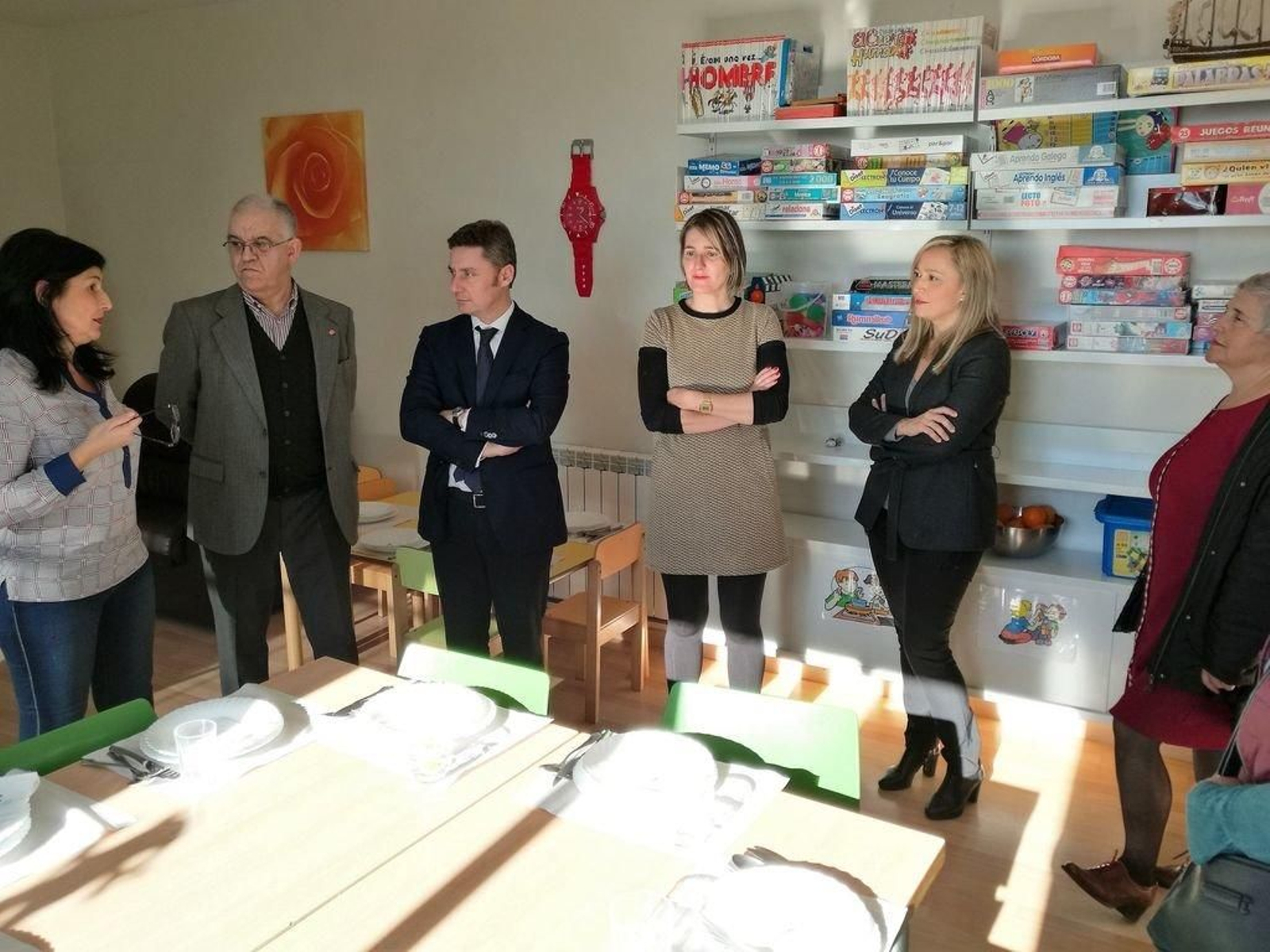 Muñoz en la Escuela Infantil de Cáritas