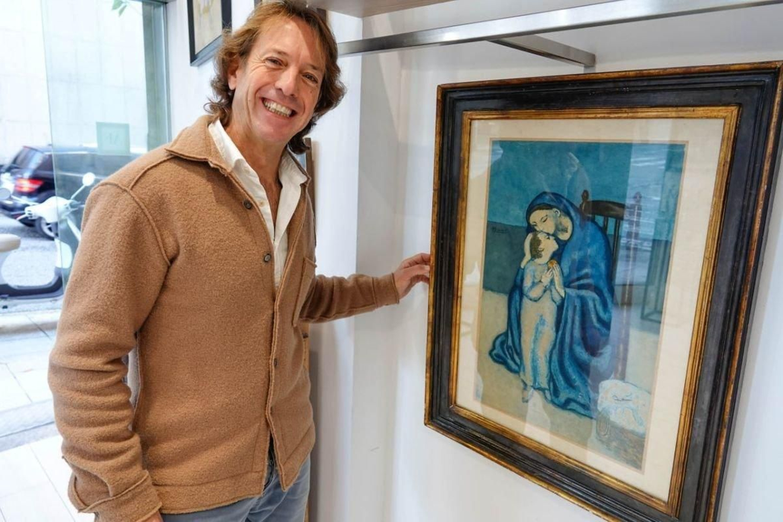 Pablo Pardo muestra la maternidad de la época azul de Pablo Picasso en la exposición  “Femi-Ismos”.