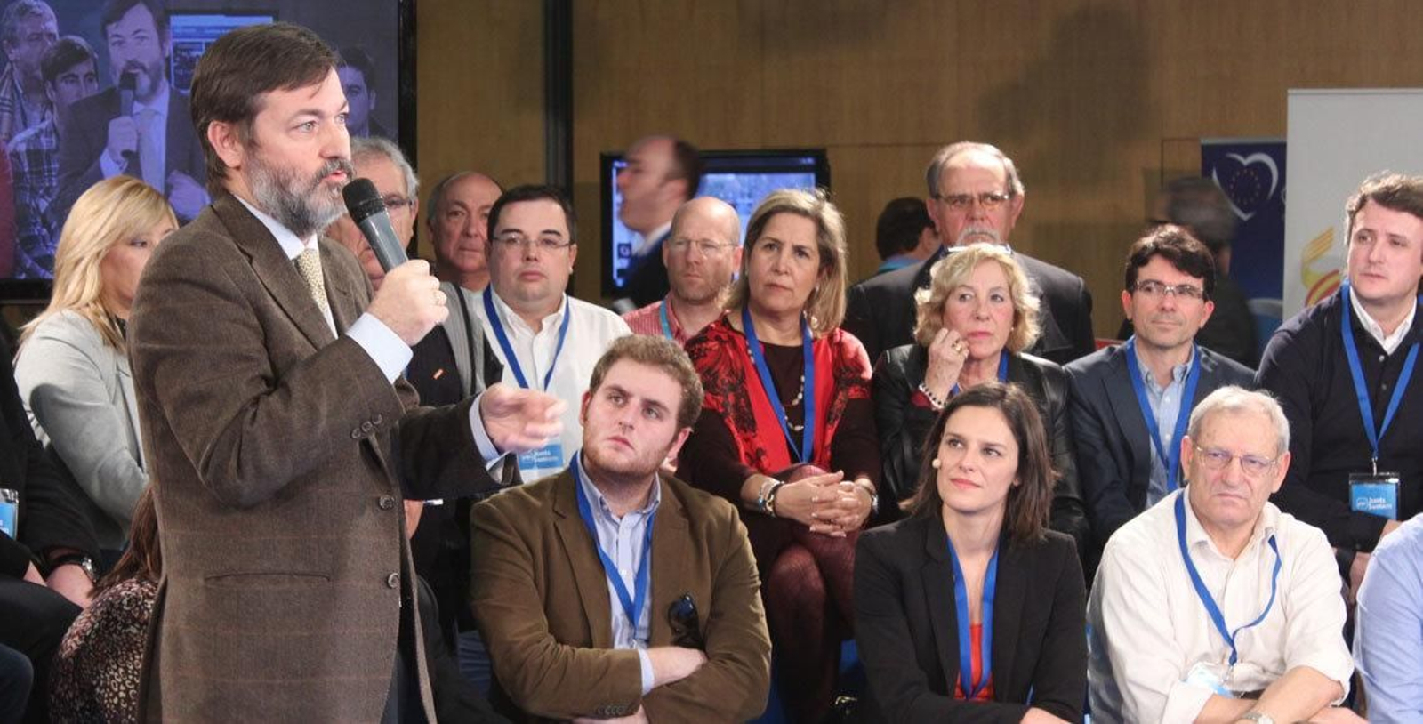Rafael Rodríguez-Ponga en un acto del Instituto Cervantes en Cataluña.