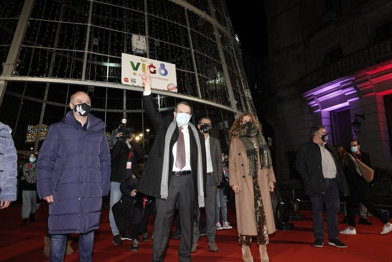 Encendido de las luces de la Navidad en Vigo // Vicente
