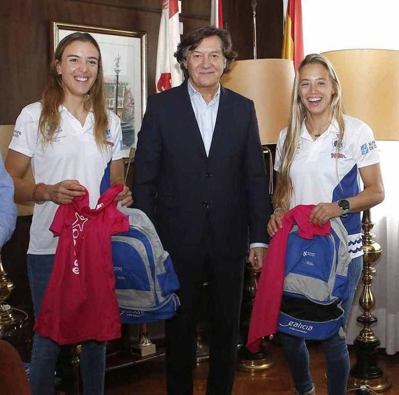 Patricia Suárez, Lete Lasa y Nicole Van der Velden.