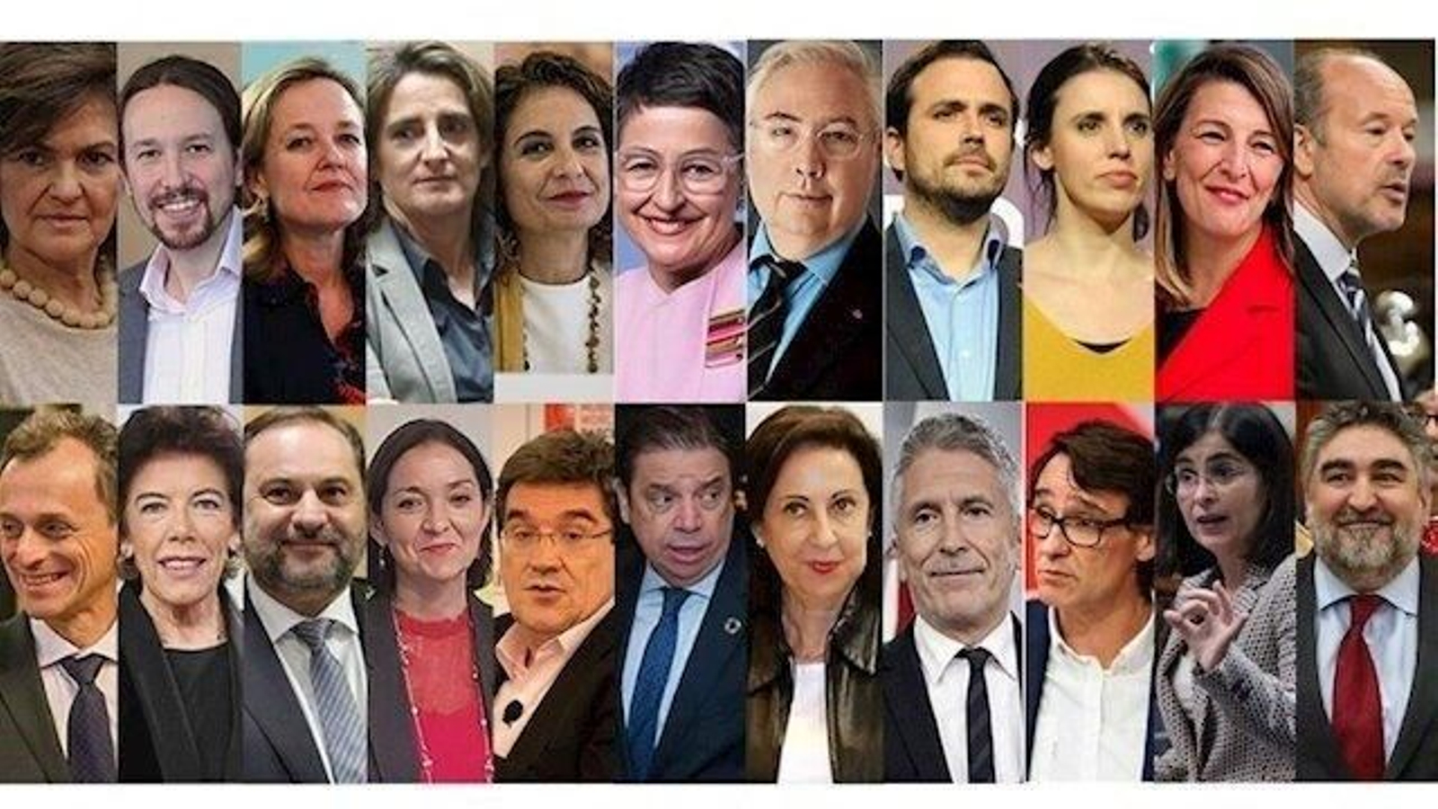 El Gobierno de coalición de Pedro Sánchez y Pablo Iglesias