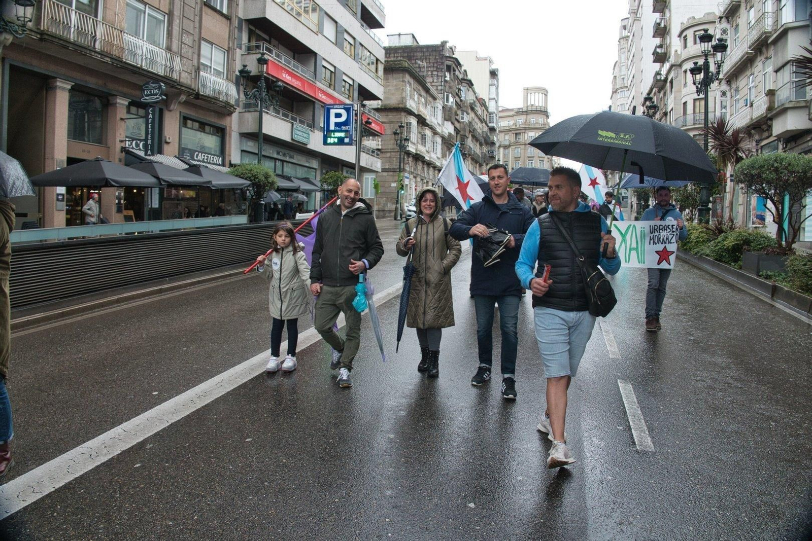 Manifestación de la CUT.