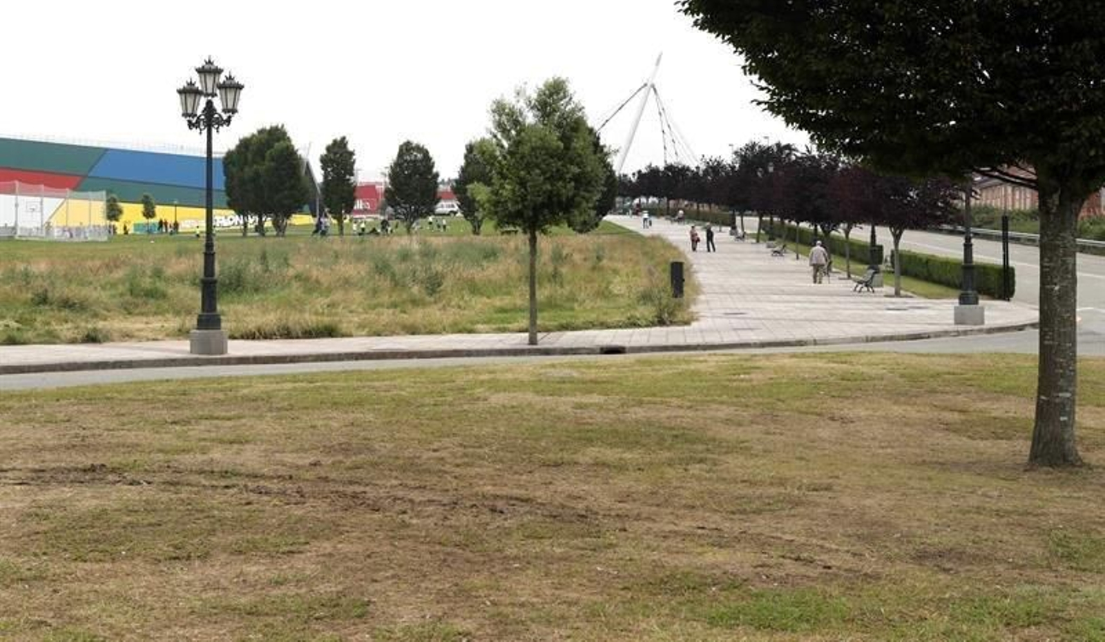 Lugar en el que se celebraron la pasada semana las fiestas del barrio ovetense de La Florida