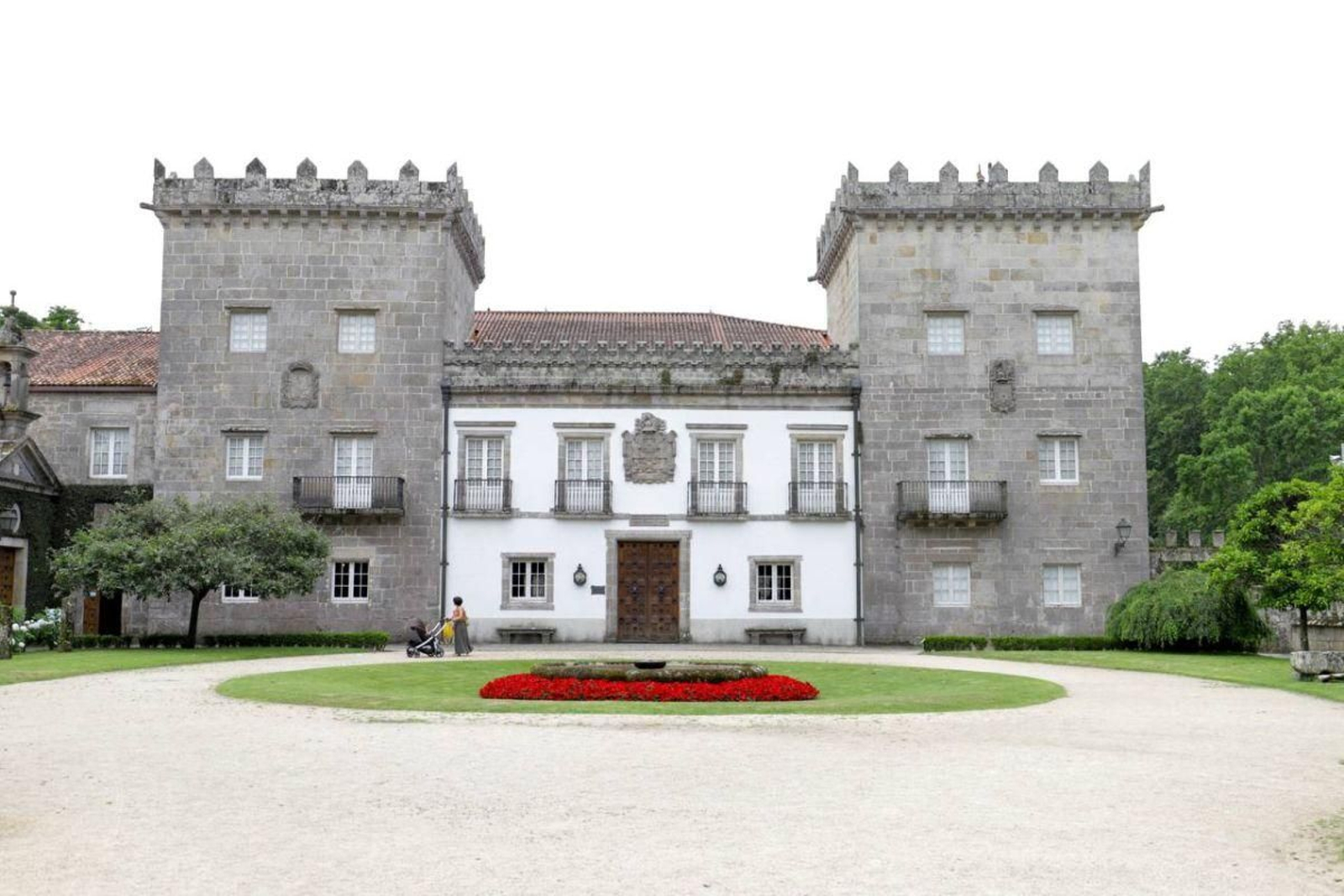 Exterior del museo Quiñones de León, en Castrelos.