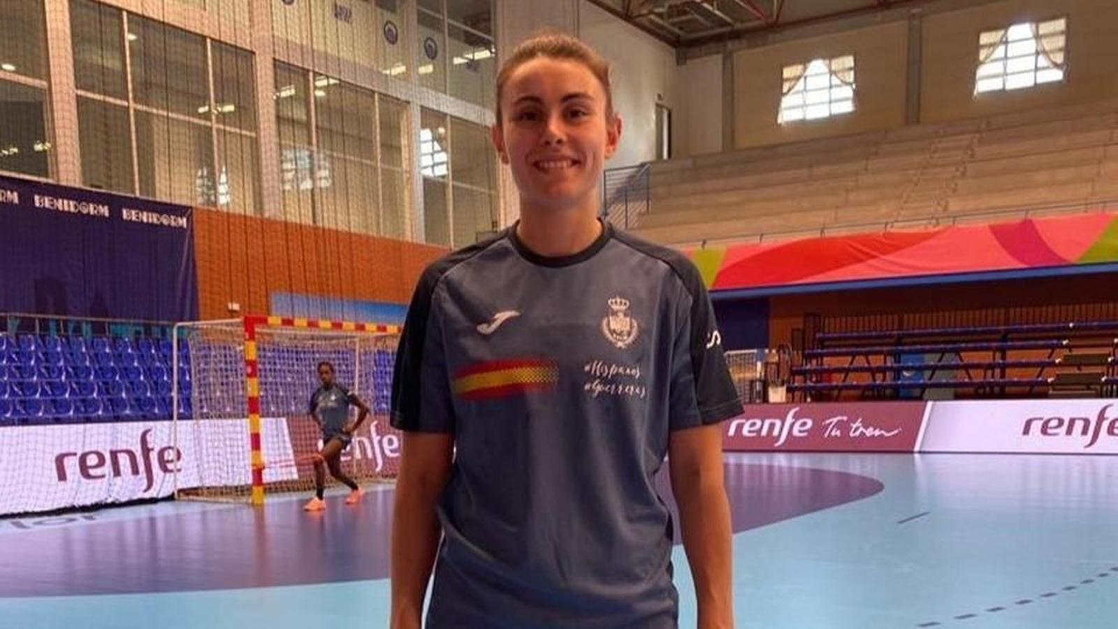 Paulina Pérez disputó dos partidos internacionales con España.