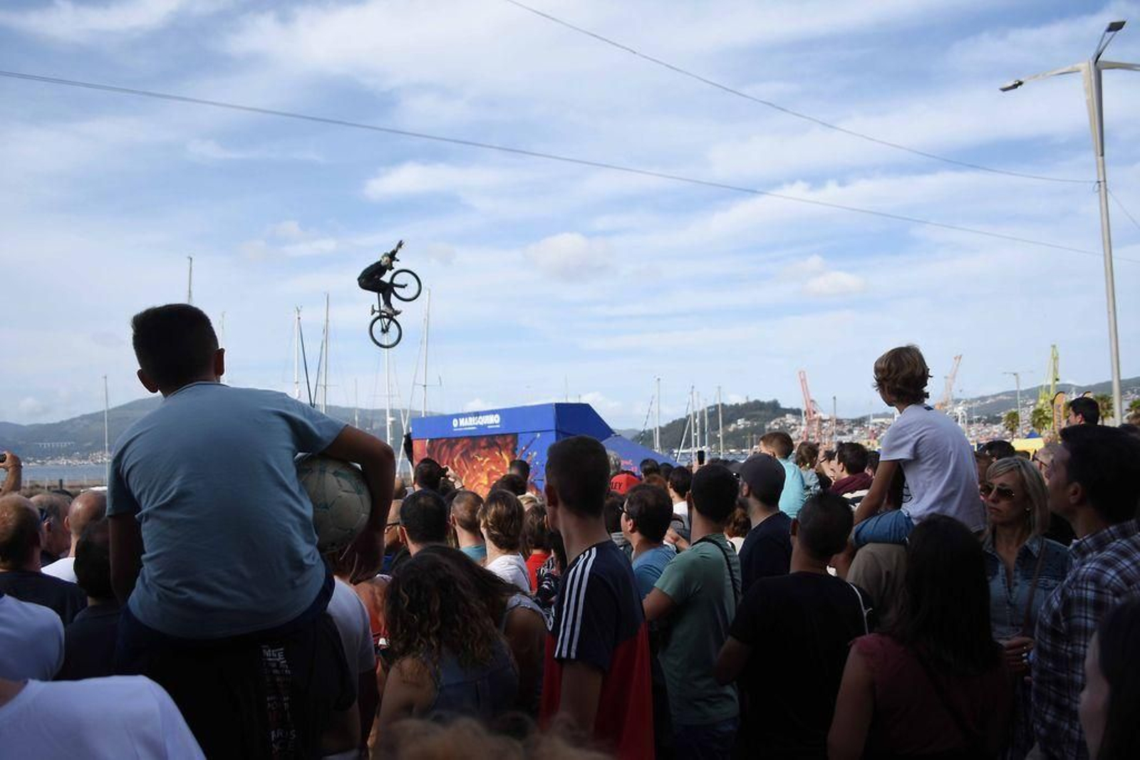 Una de las pruebas del Dirt Jump que no se volverá a ver en Vigo hasta el verano de 2021.