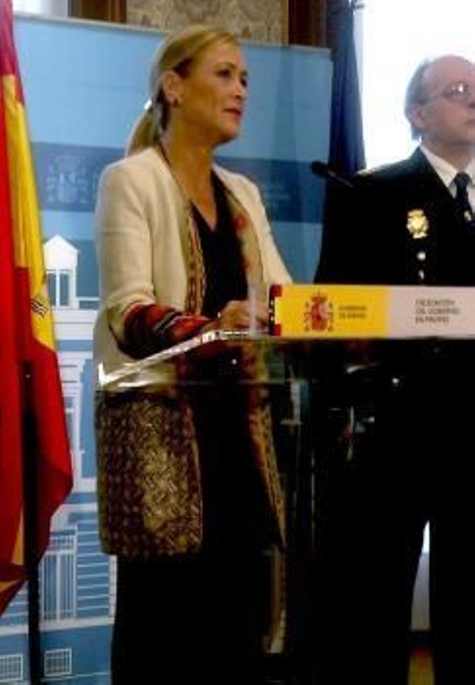 La delegada del Gobierno en Madrid, Cristina Cifuentes.