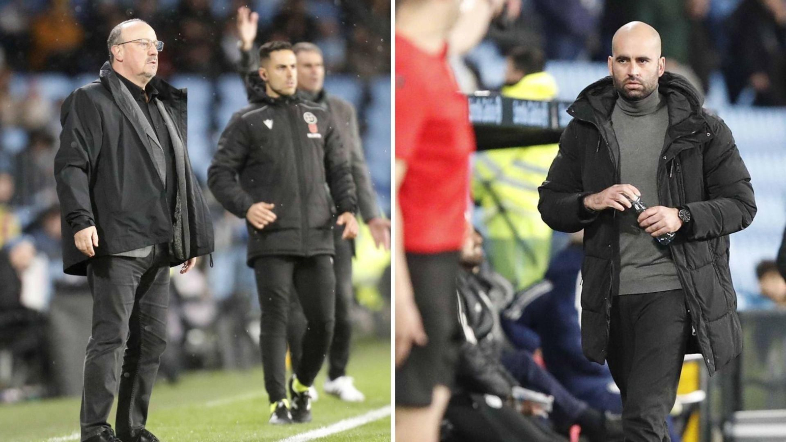 Rafa Benítez fue despedido y ya es pasado; Claudio Giráldez, técnico del Celta Fortuna, le releva.