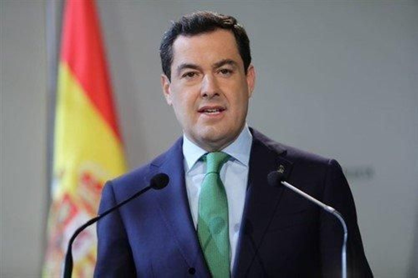 El presidente Juanma Moreno.