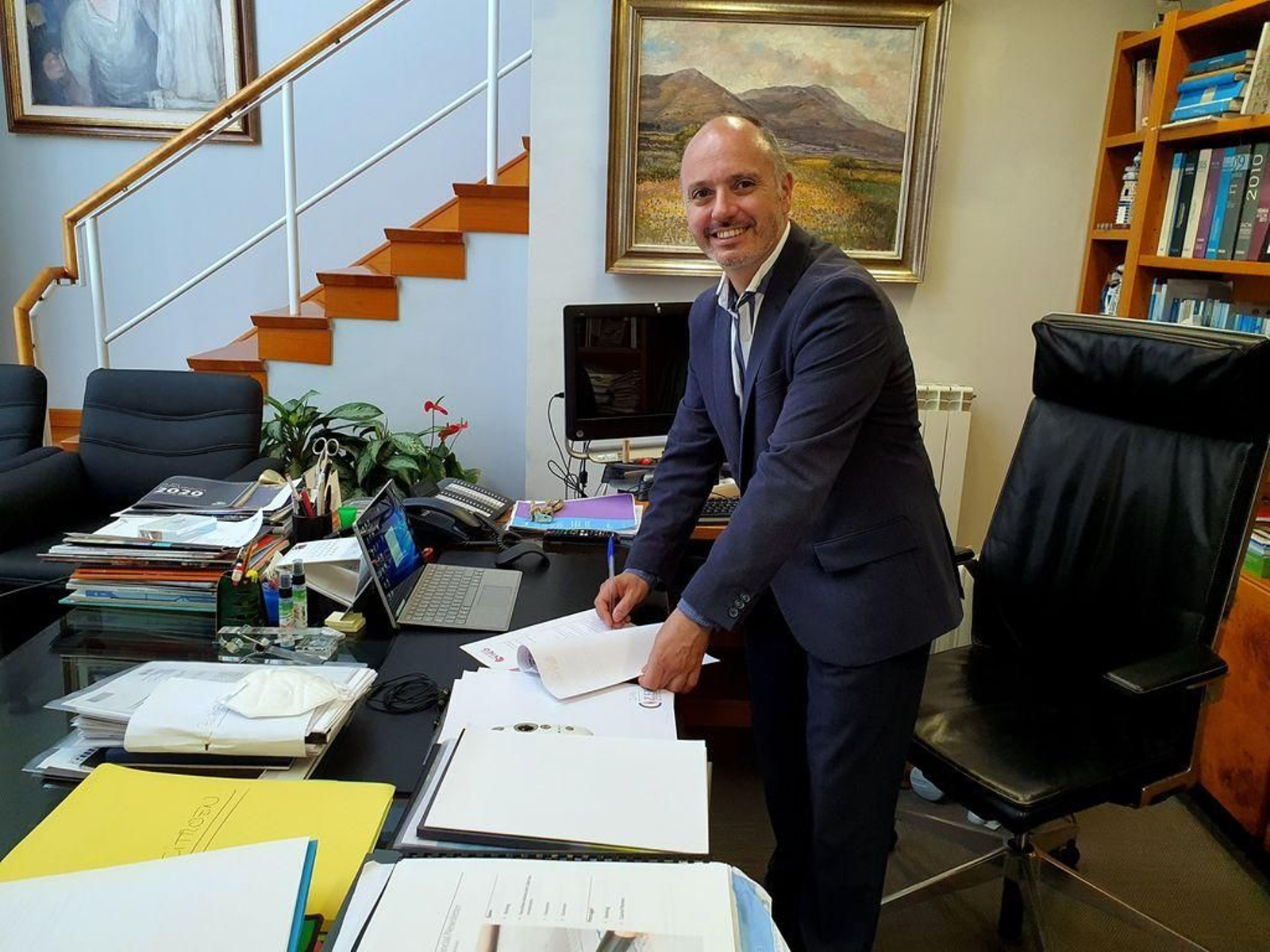 El delegado de Zona Franca, David Regades.