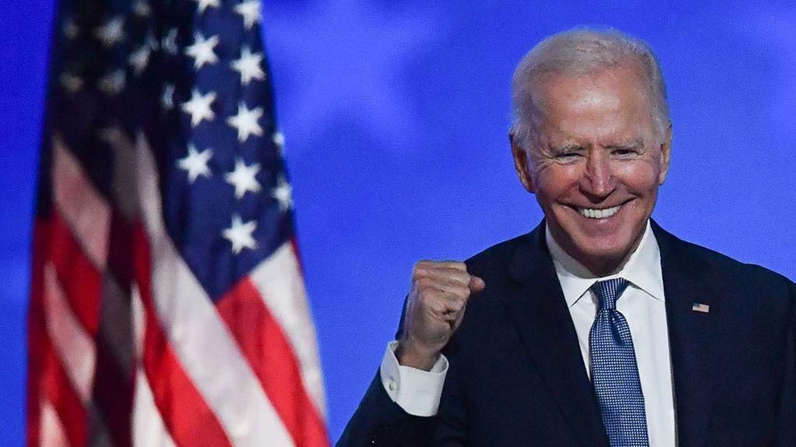 Biden, en una de sus primeras comparecencias tras su elección como presidente.
