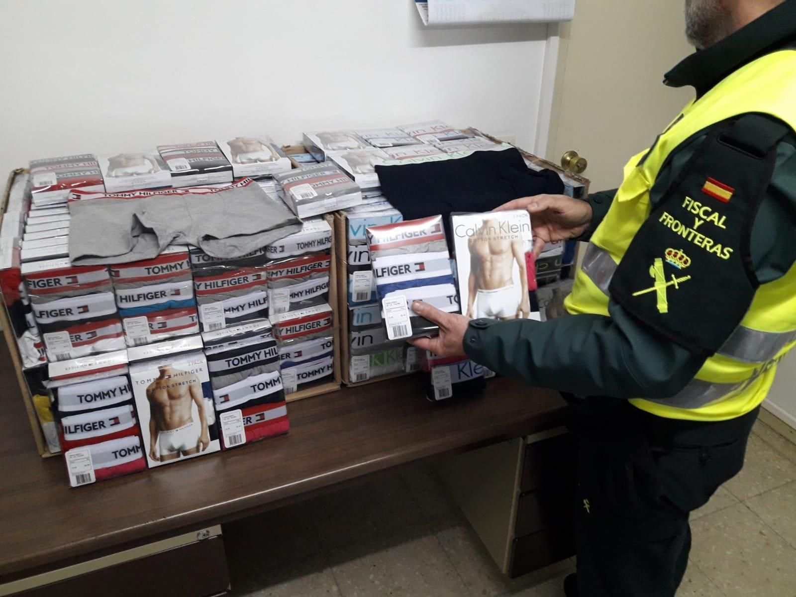 El material incautado