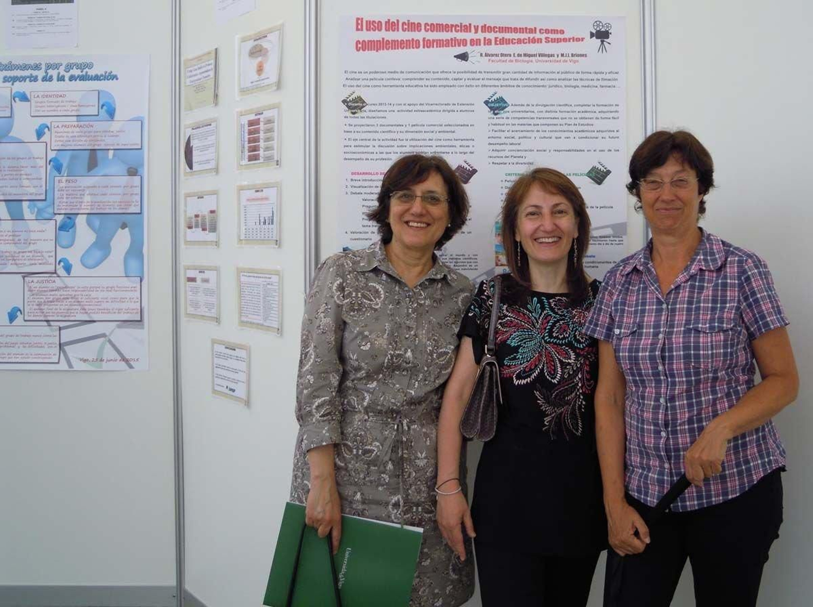 Rosa Álvarez, María Jesús Iglesias y Encarna de Miguel.