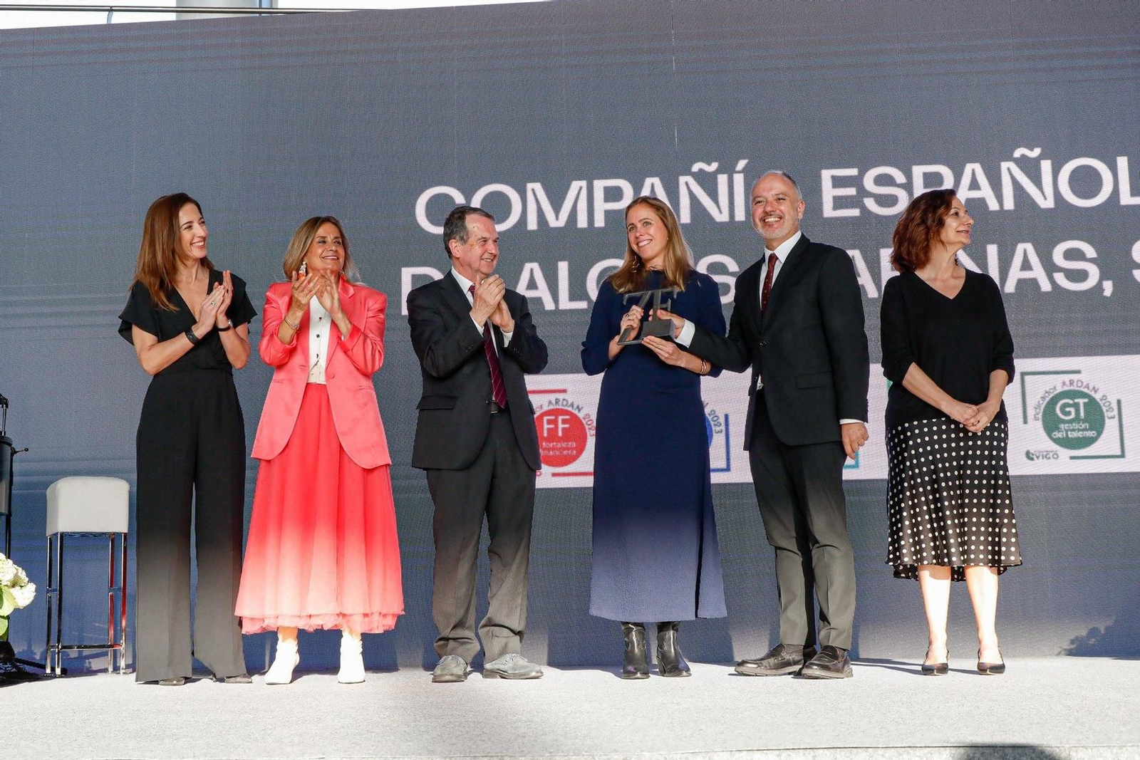 Entrega de los premios.