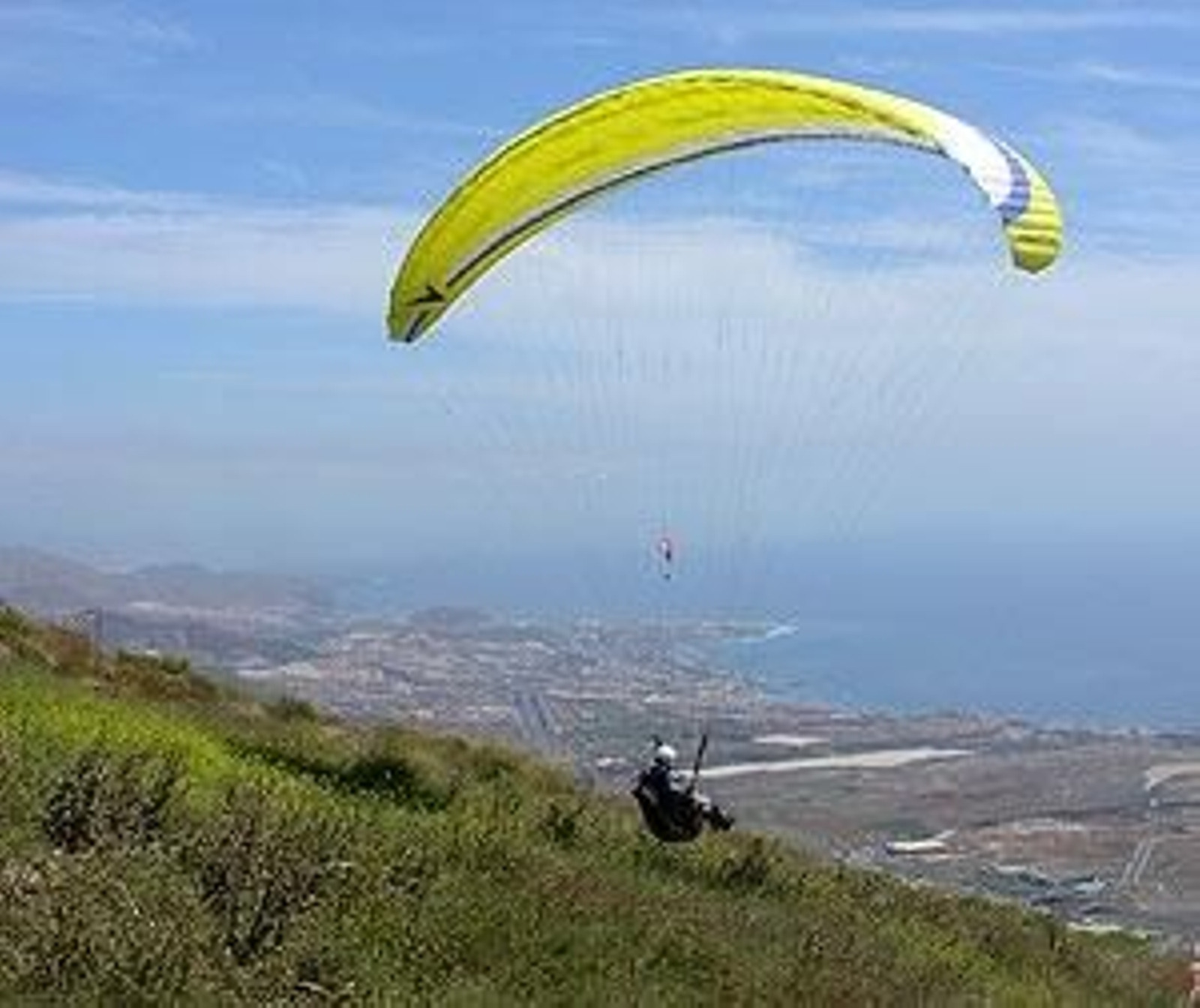 Salto en parapente en Tenerife.