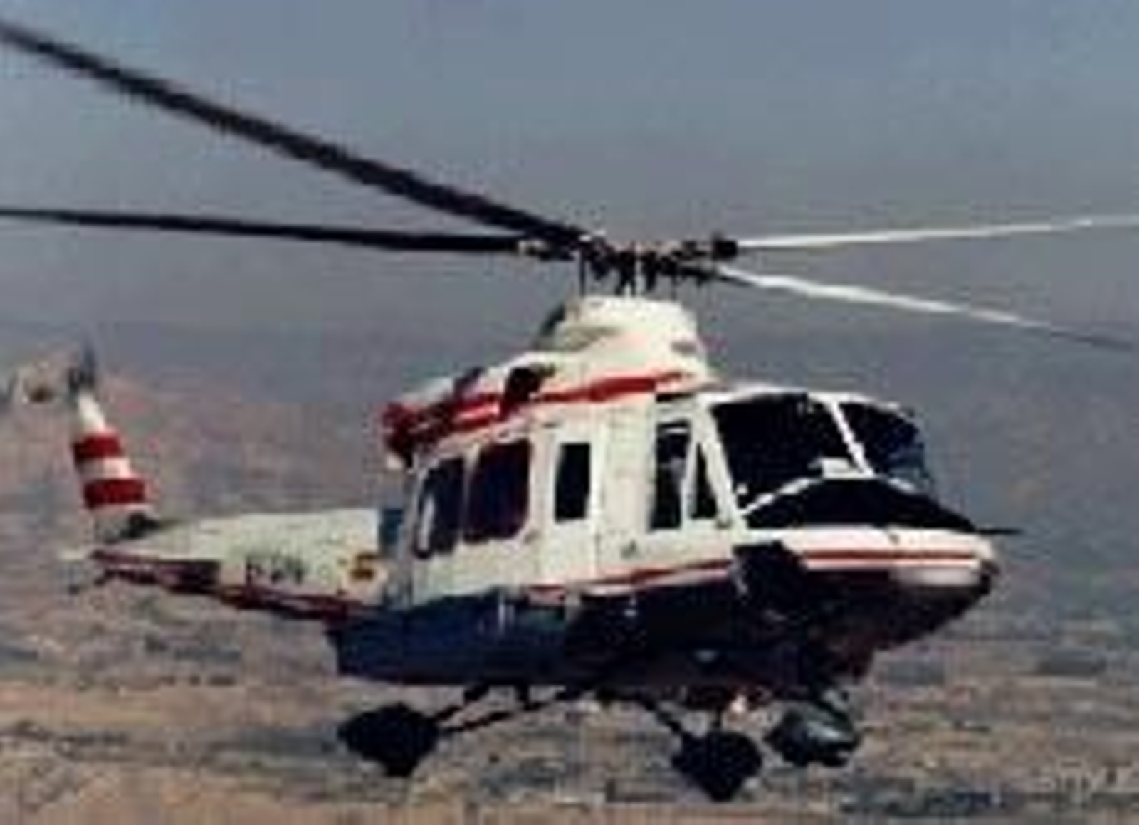 Helicóptero de la línea Ceuta-Málaga.