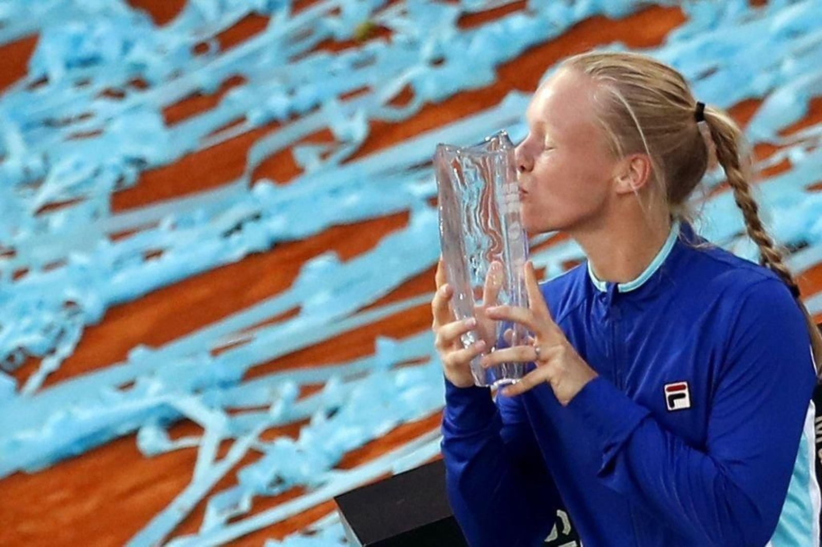 Bertens celebró con emoción su primer Premier Mandatory.