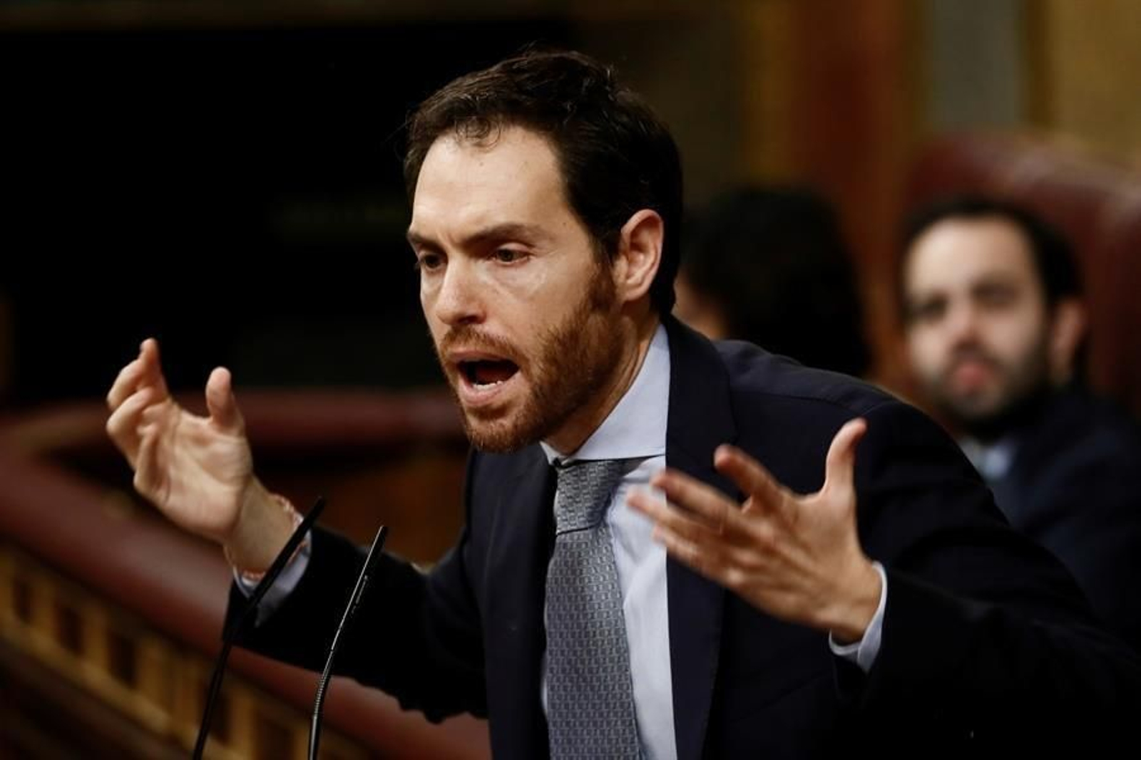 El portavoz parlamentario de Unión del Pueblo Navarro (UPN), Sergio Sayas