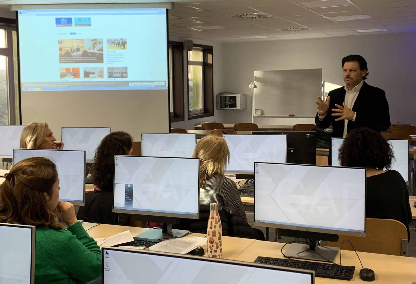 En la imagen, una de las oficinas de retorno del gobierno gallego.