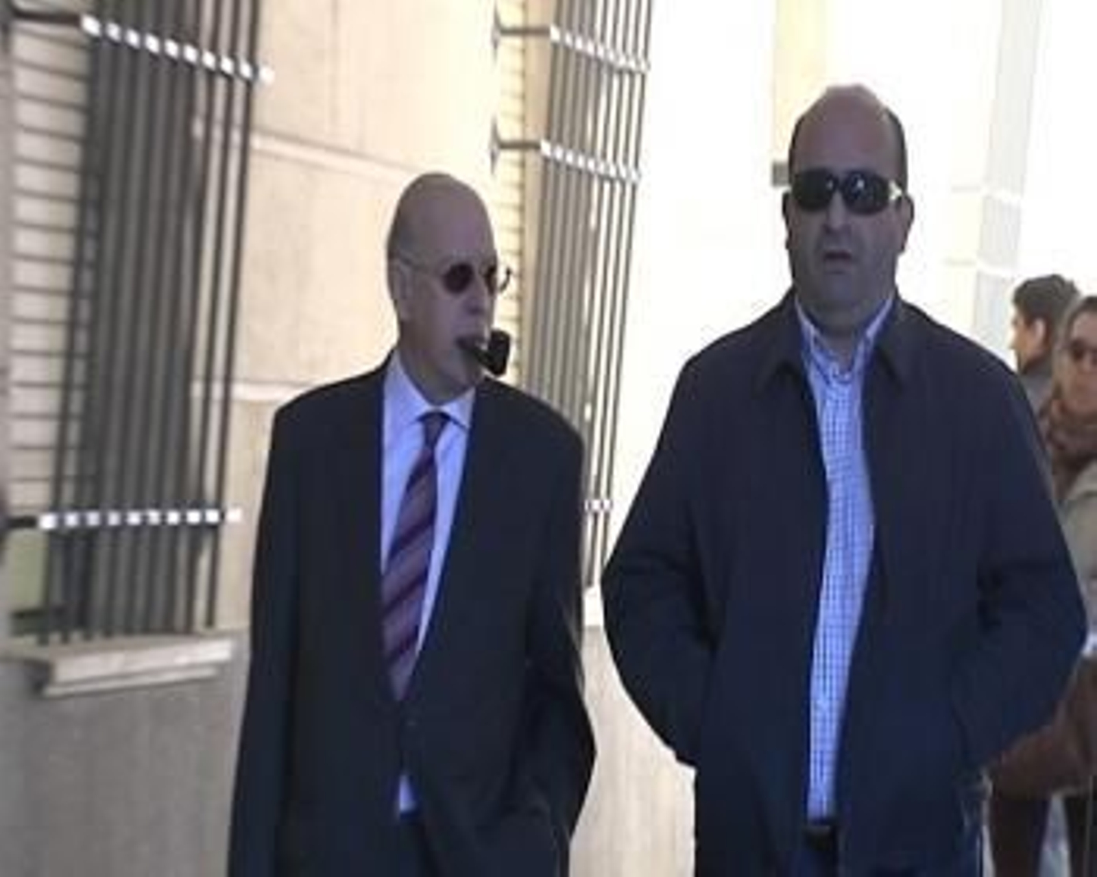 El exchófer de Guerrero, Juan Francisco Trujillo, a su llegada A los juzgados