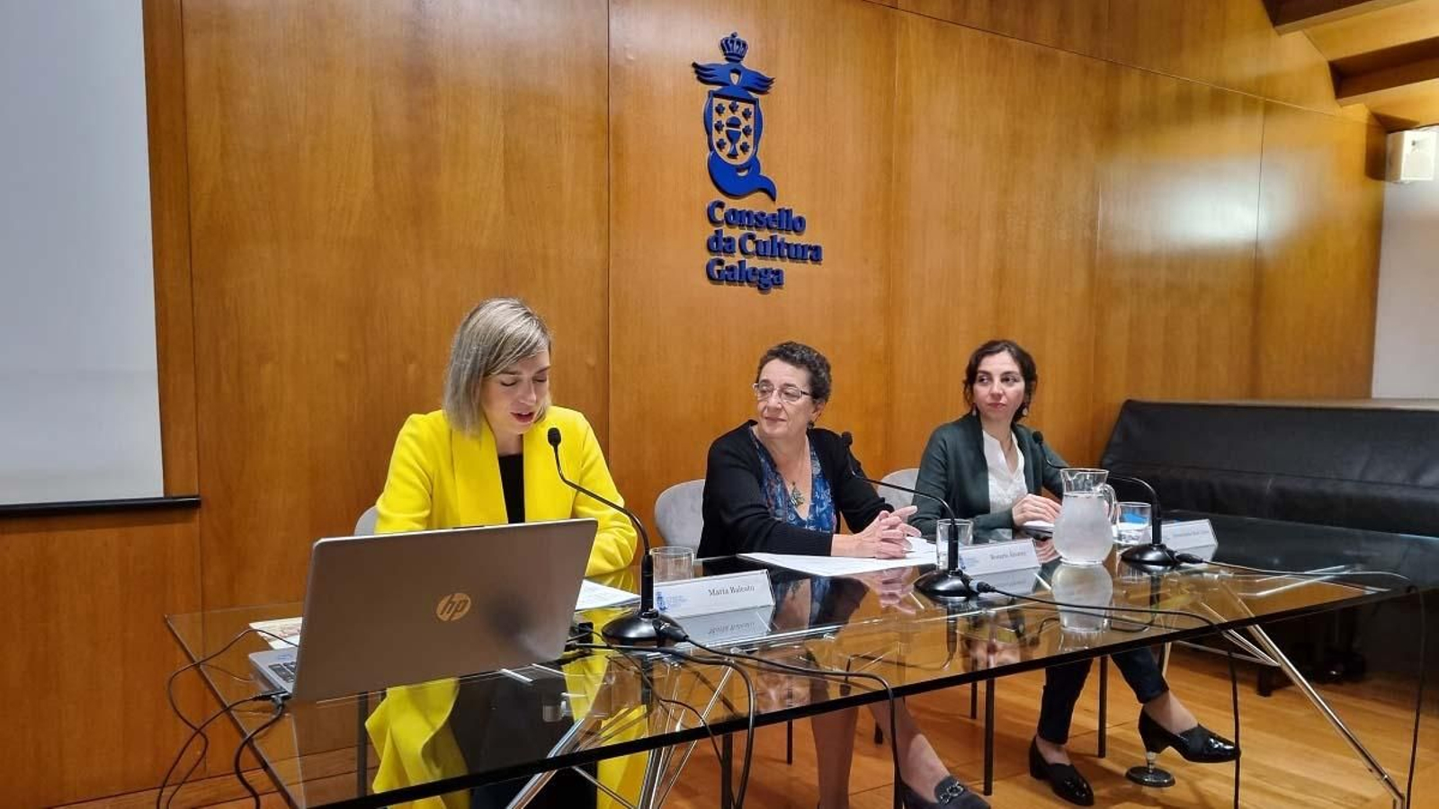 Imagen de la inauguración de la jornada "Musealizar a arte do exilio galego"