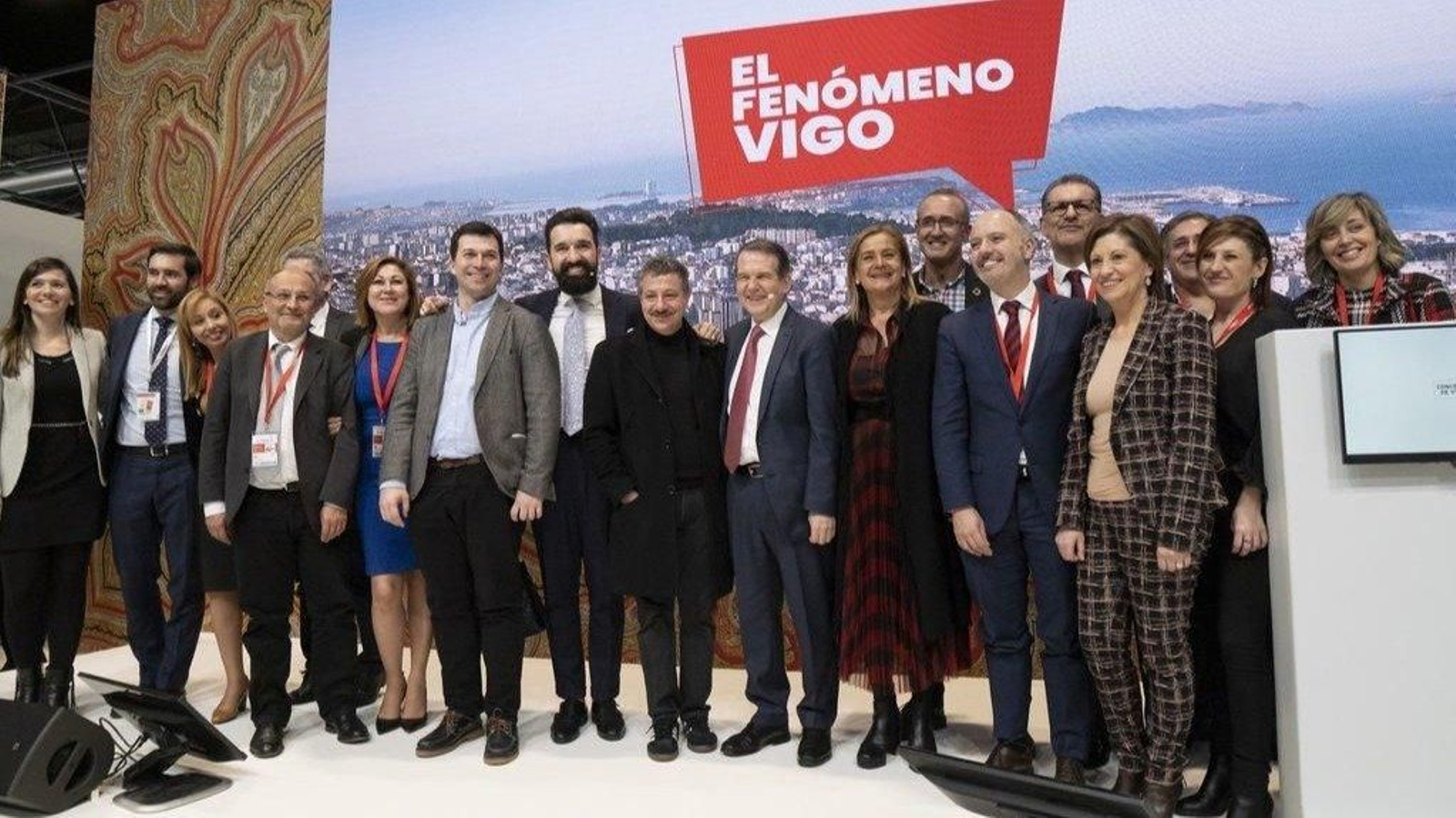 El alcalde, Abel Caballero en Fitur